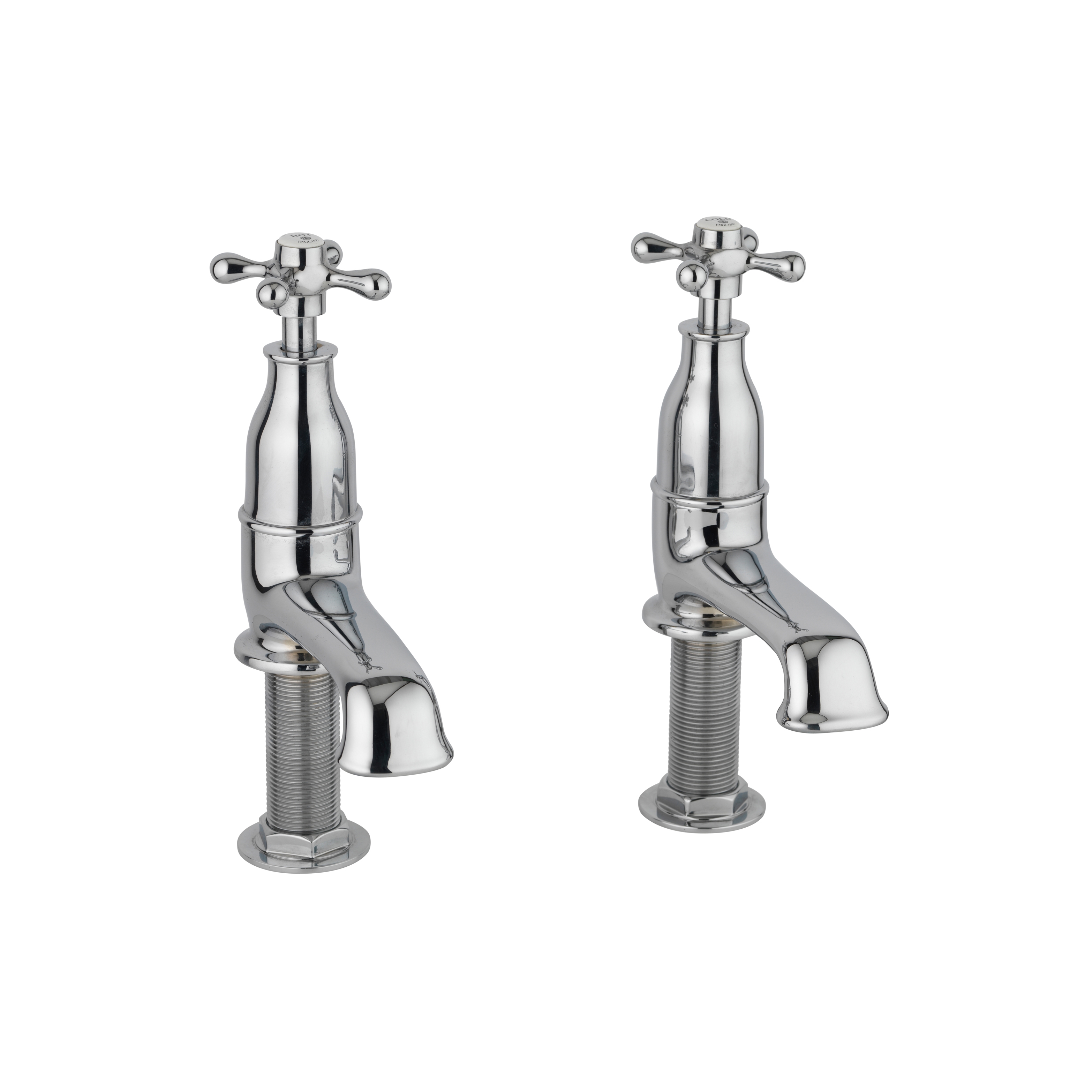 Classic short spout bath taps