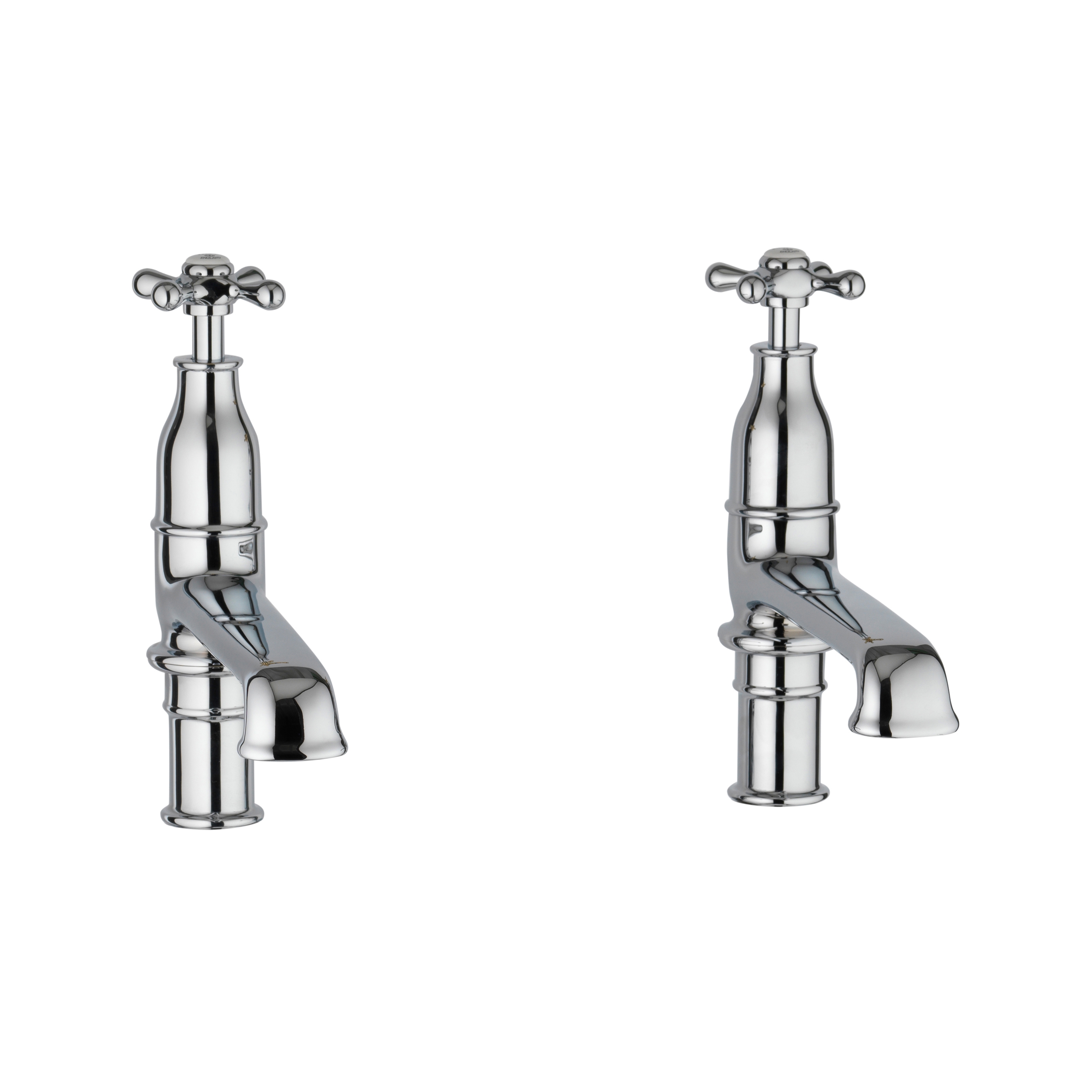 Classic long spout bath taps