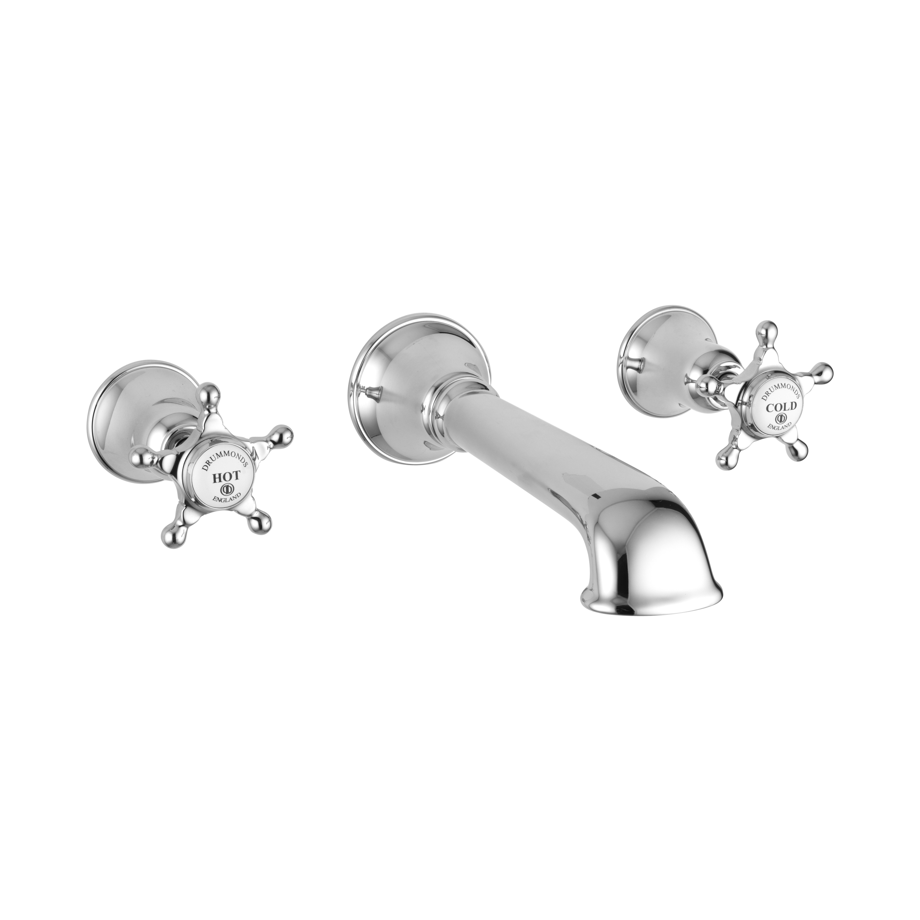Backloading Bath Tap with Skye Heads