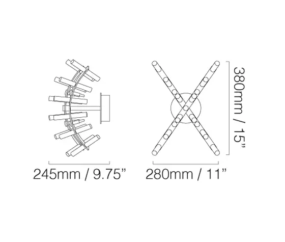 Baroncelli - Flexus Rex Wall Light