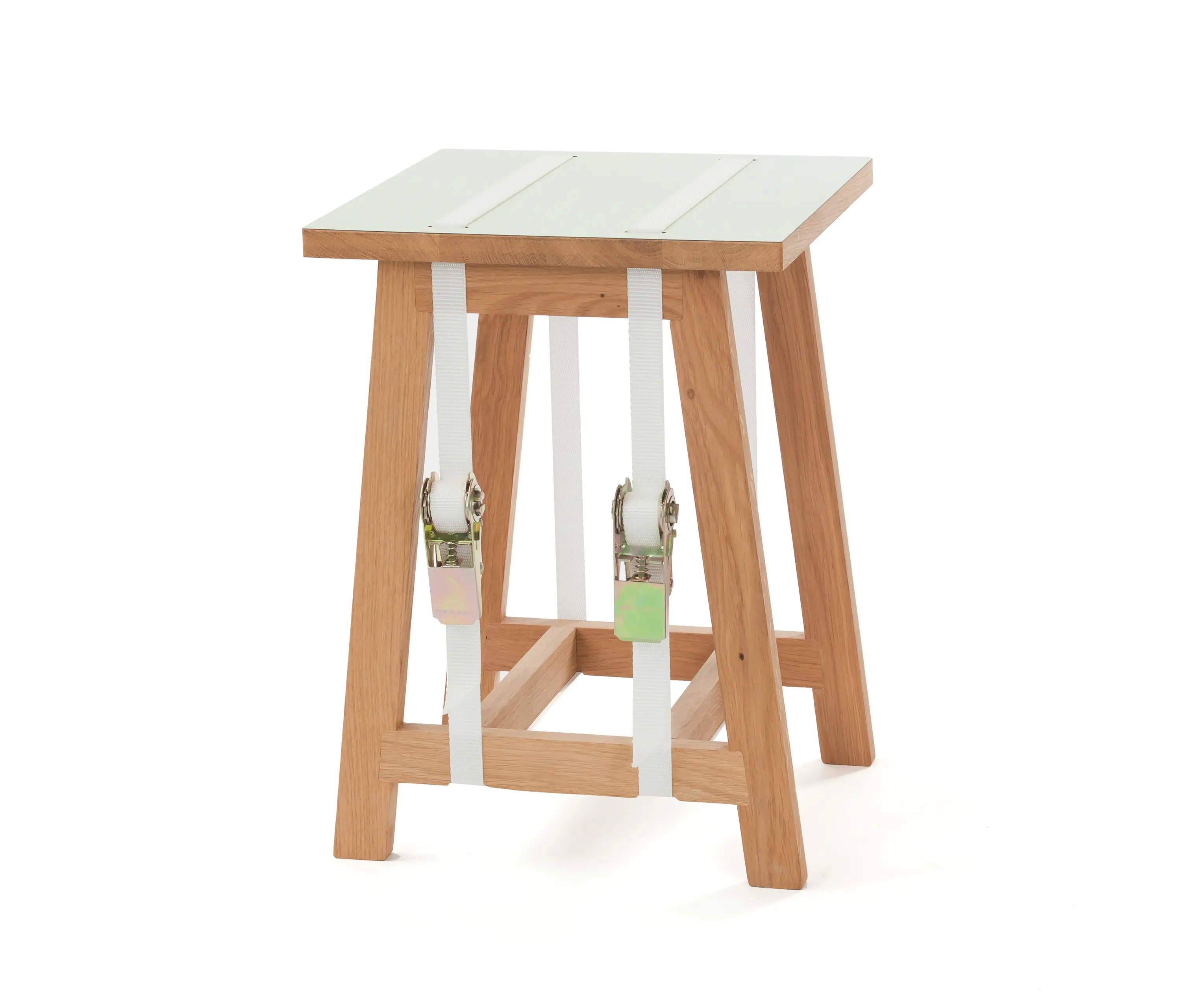 Vij5 - Strap Stool | white