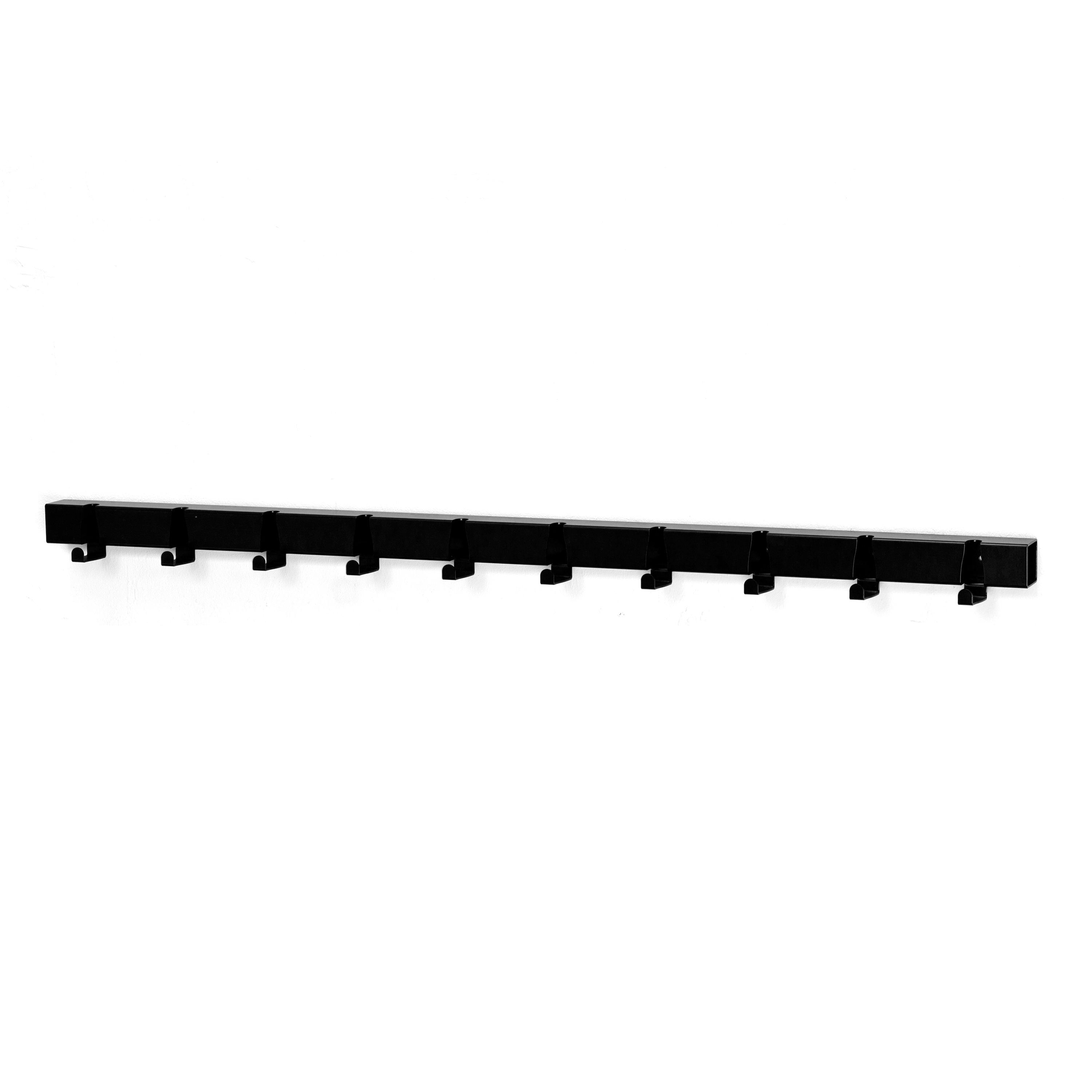 Vertoon produk Coatrack By The Meter 10 Hooks | black van vervaardiger Vij5