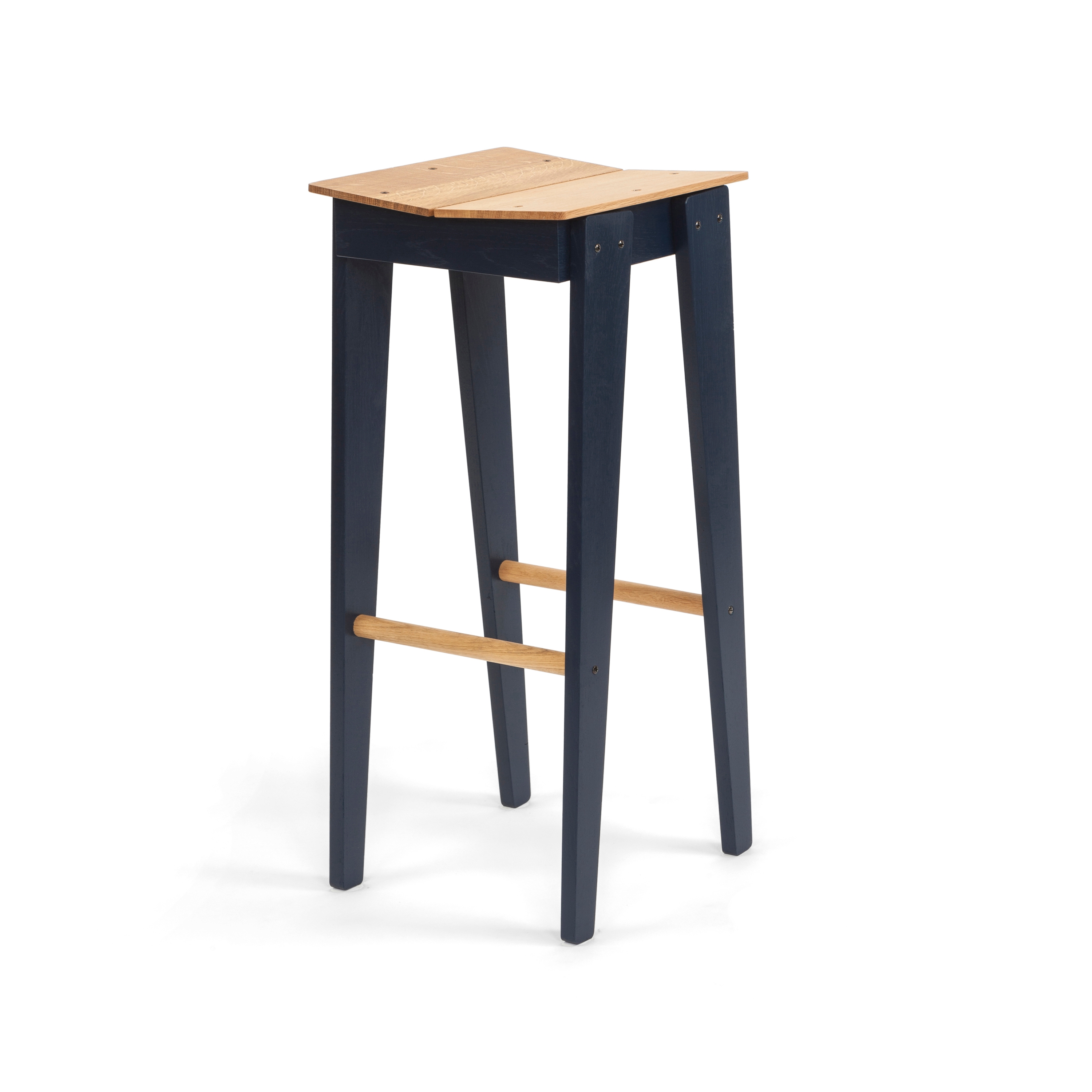 Display product Tilt Bar Stool | blue from manufacturer Vij5