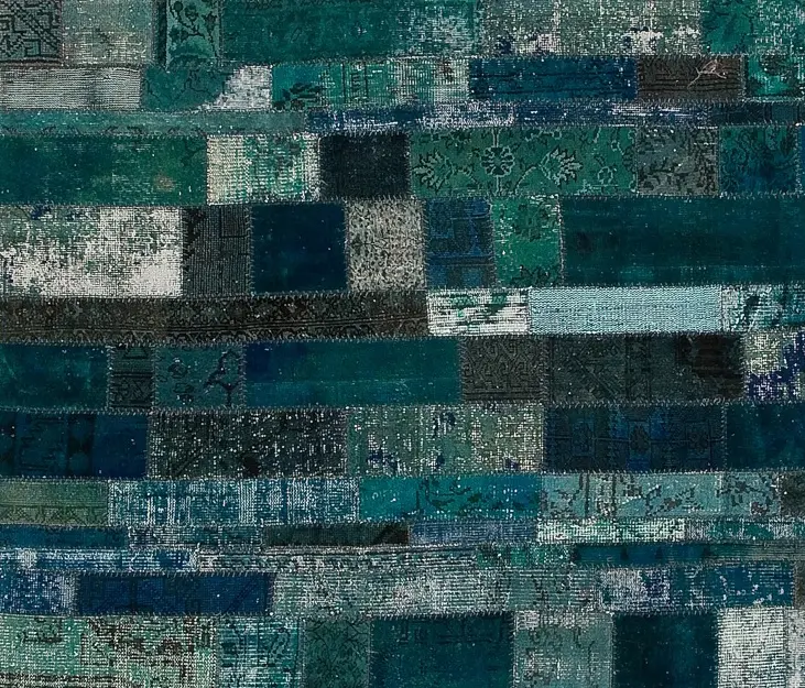 GOLRAN 1898 - Patchwork Restyled blue