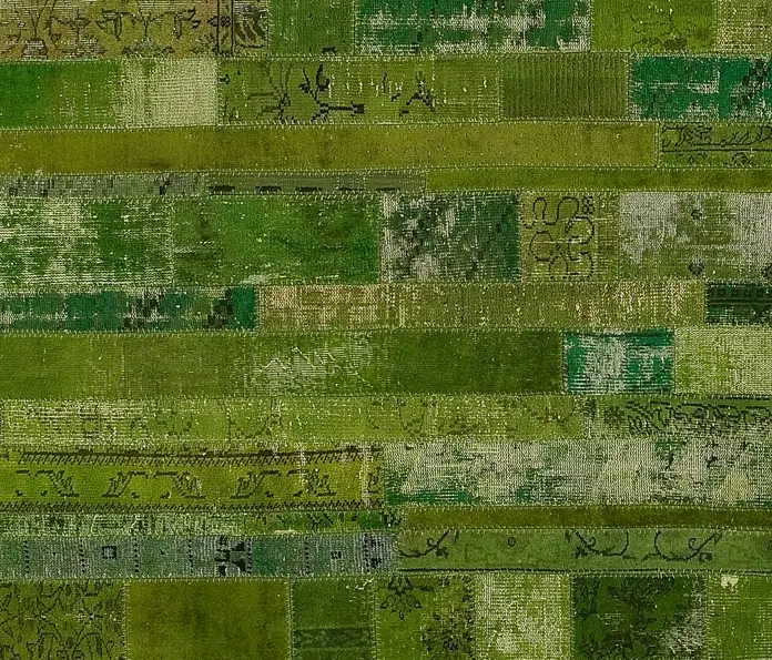 GOLRAN 1898 - Patchwork Restyled green