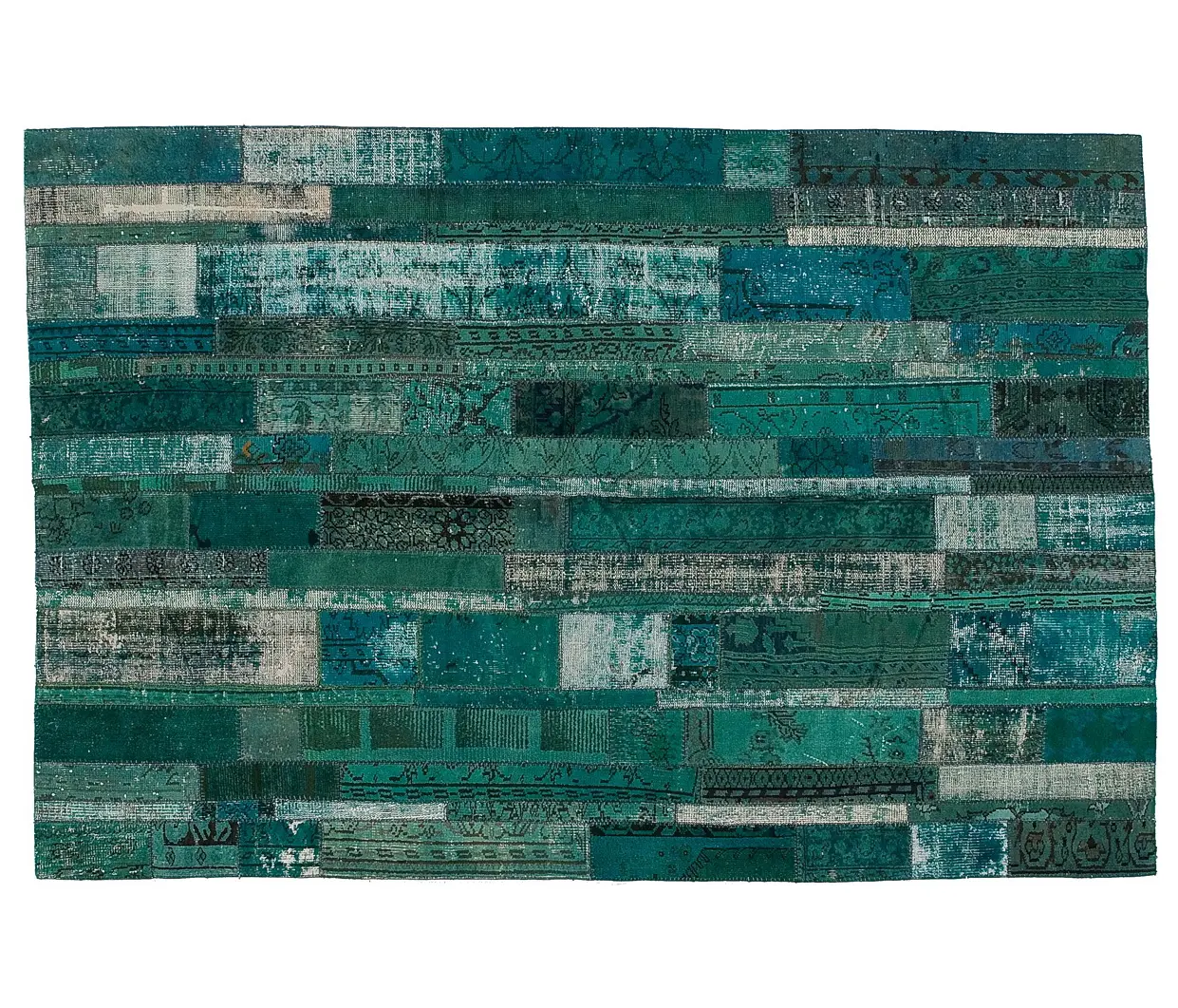 GOLRAN 1898 - Patchwork Restyled turquoise