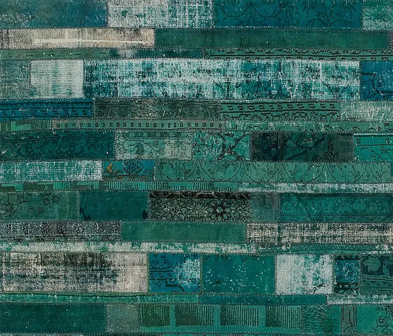 GOLRAN 1898 - Patchwork Restyled turquoise