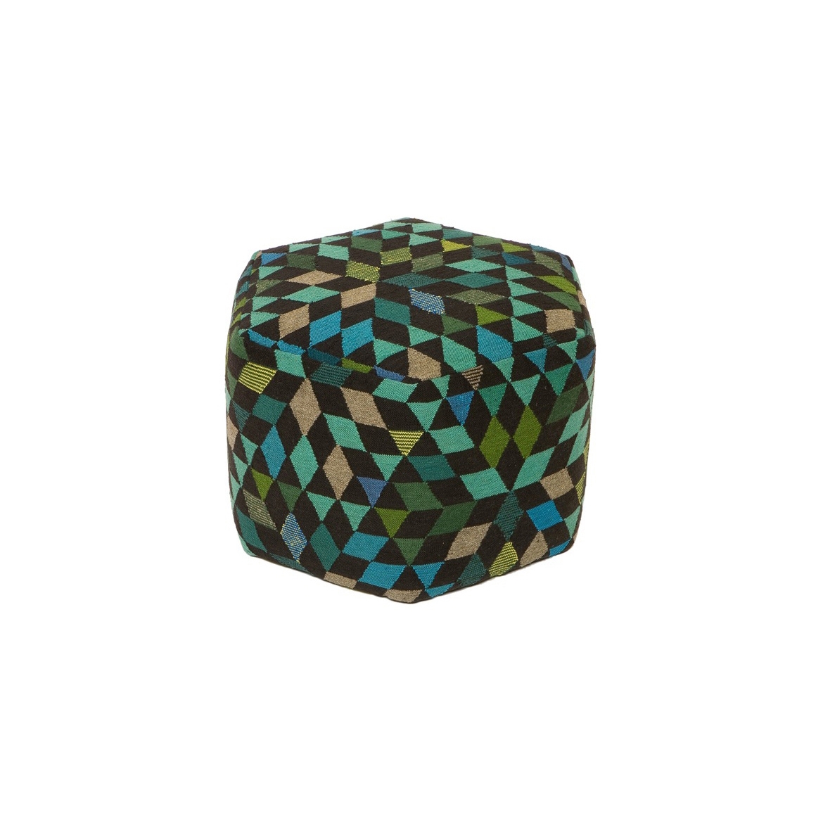 Display product Triangles Pouf Diamond apple green high from manufacturer GOLRAN 1898