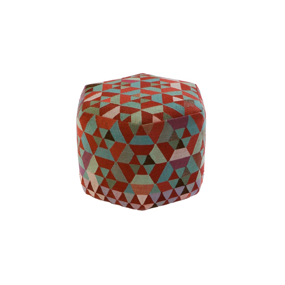 Triangles Pouf Trianglehex almond green high