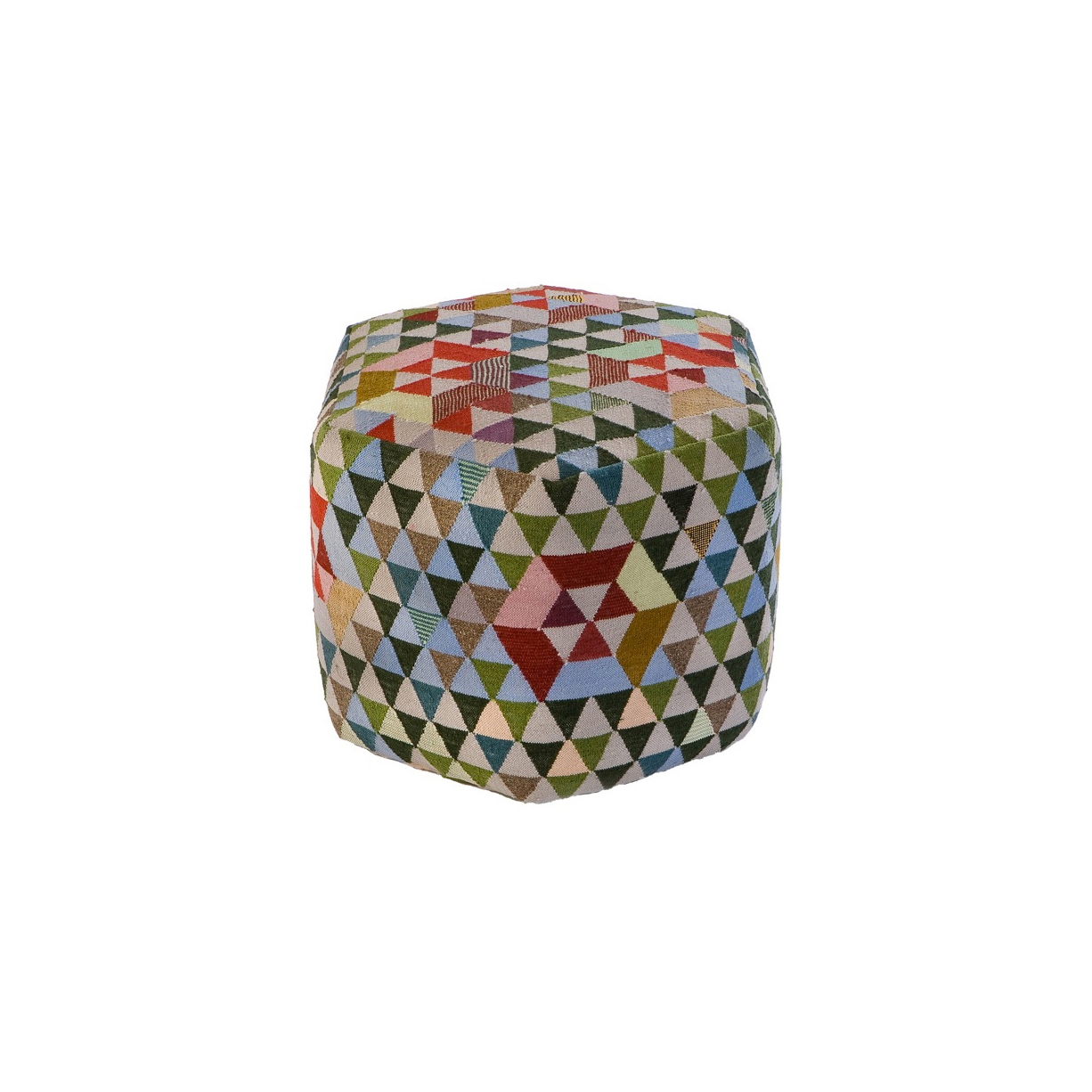Triangles Pouf Trianglehex sweet green high