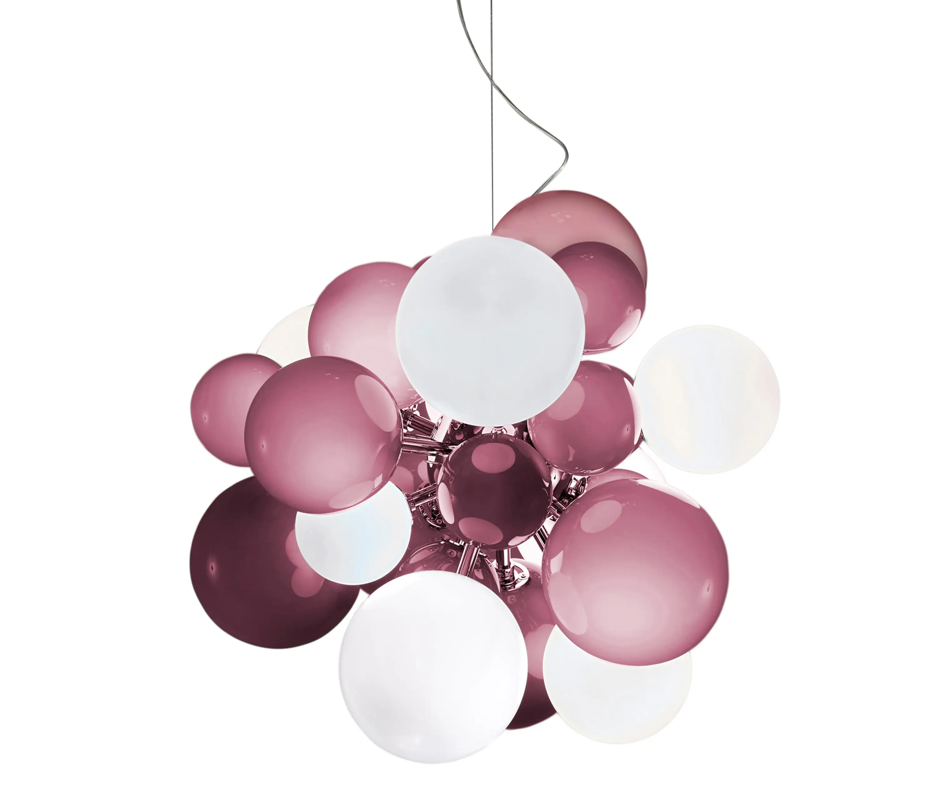 Babled - Digit Chandelier | Ceiling | hazy purple