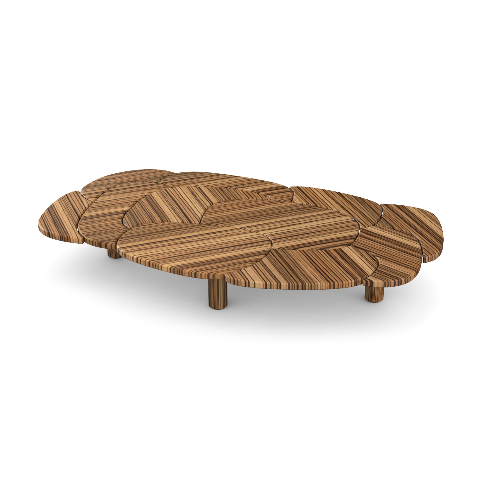 Vertoon produk Etnawood Large Coffee Table van vervaardiger Babled