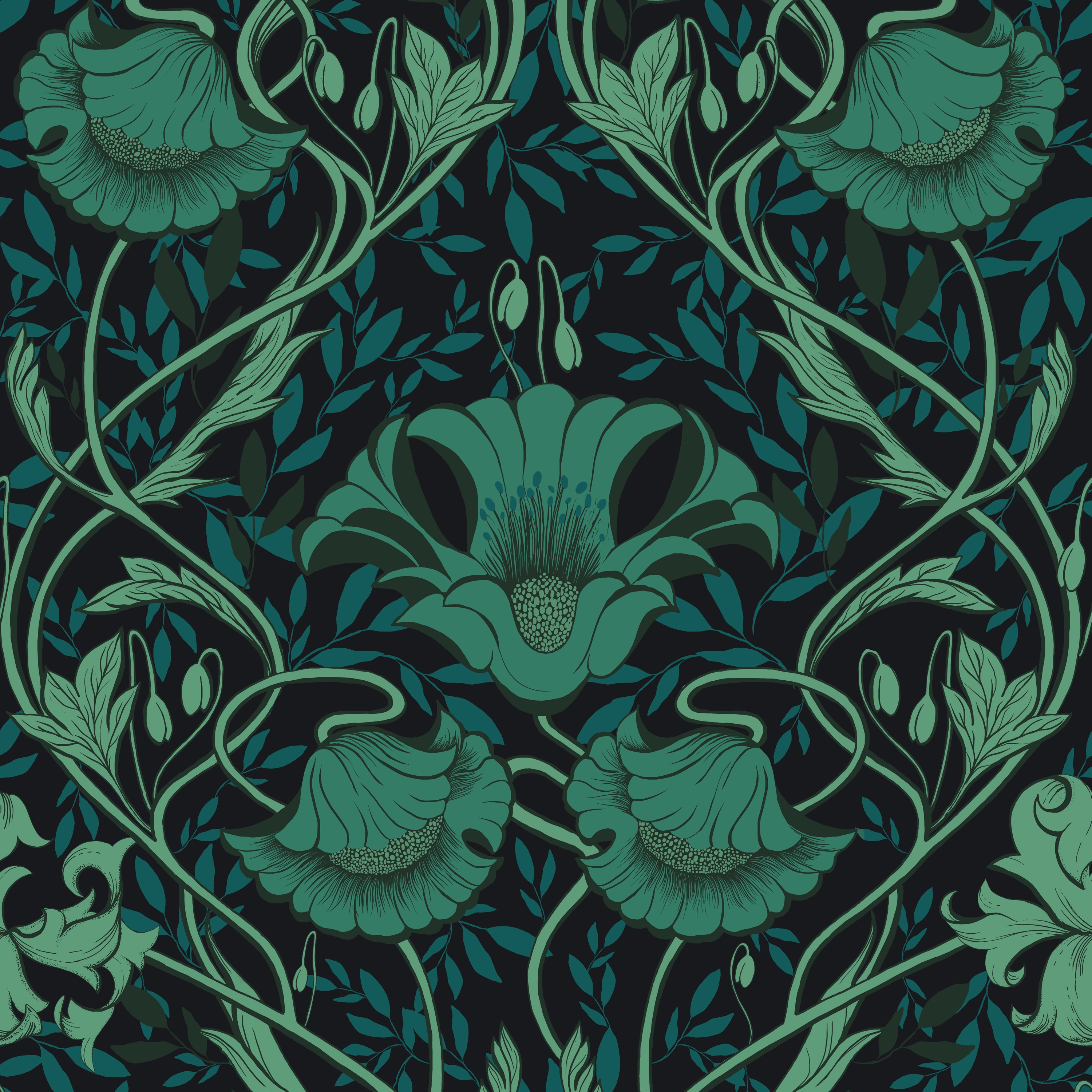 Adèle Deep Verditer