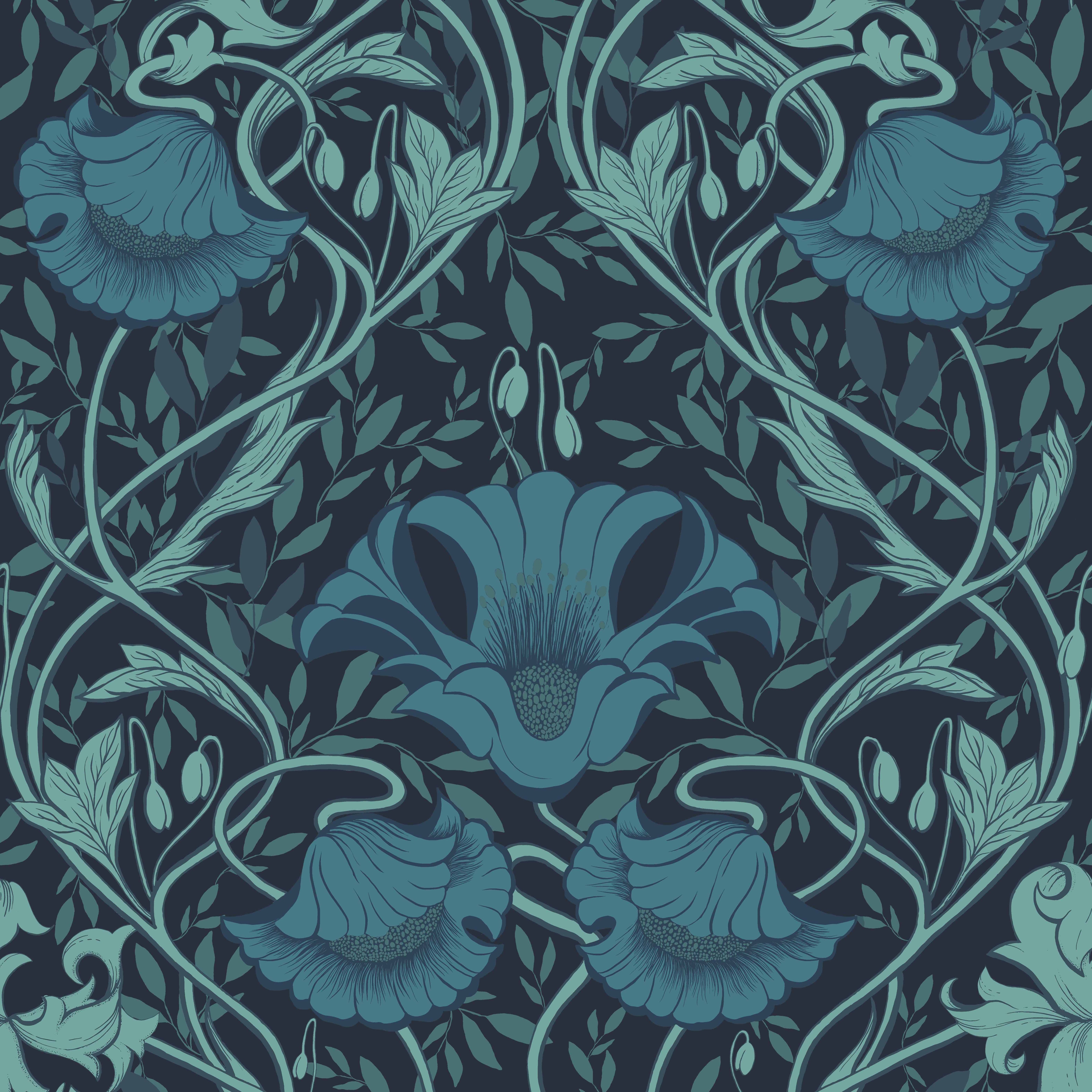 Adèle Velvet Blue