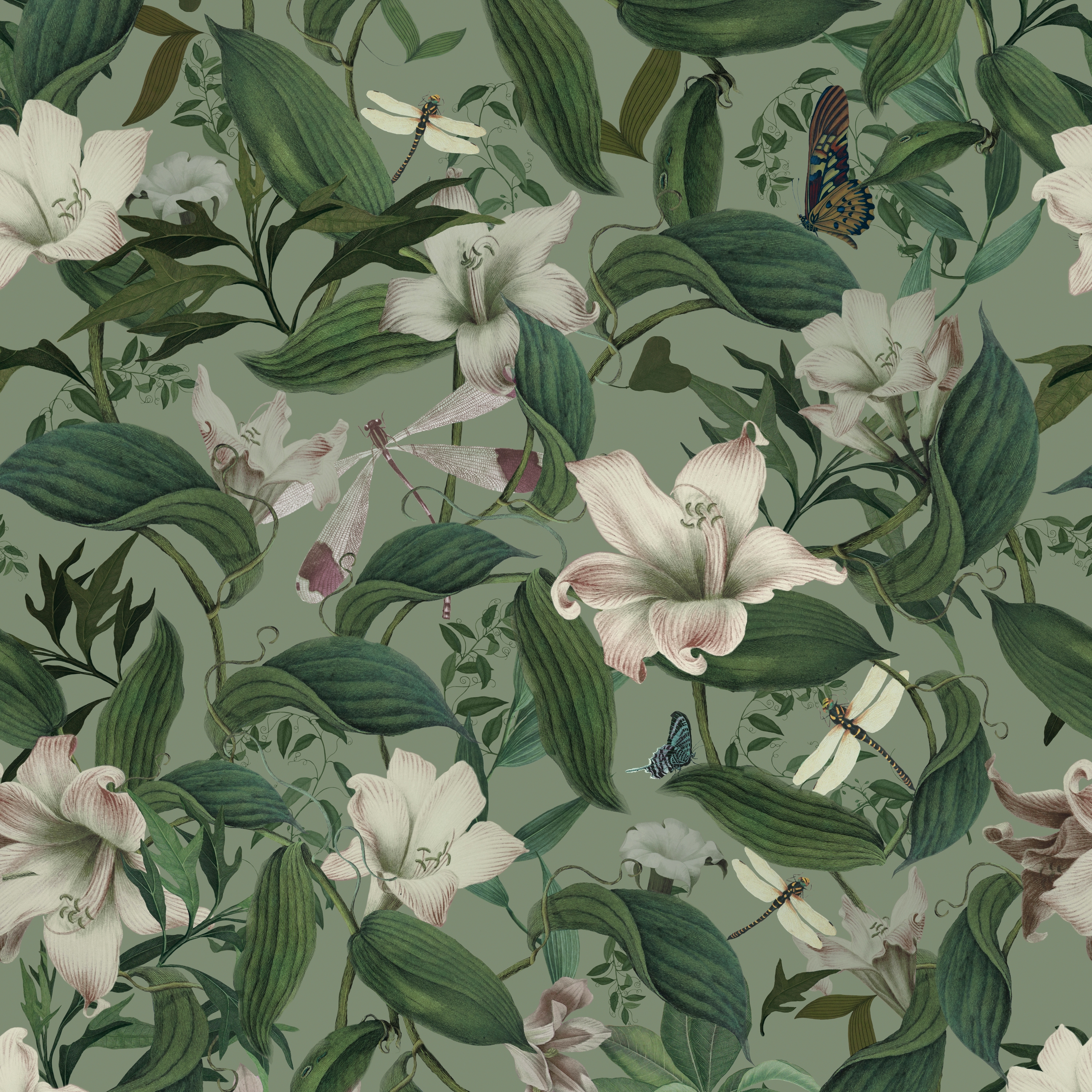 Fleur De Lis Sage