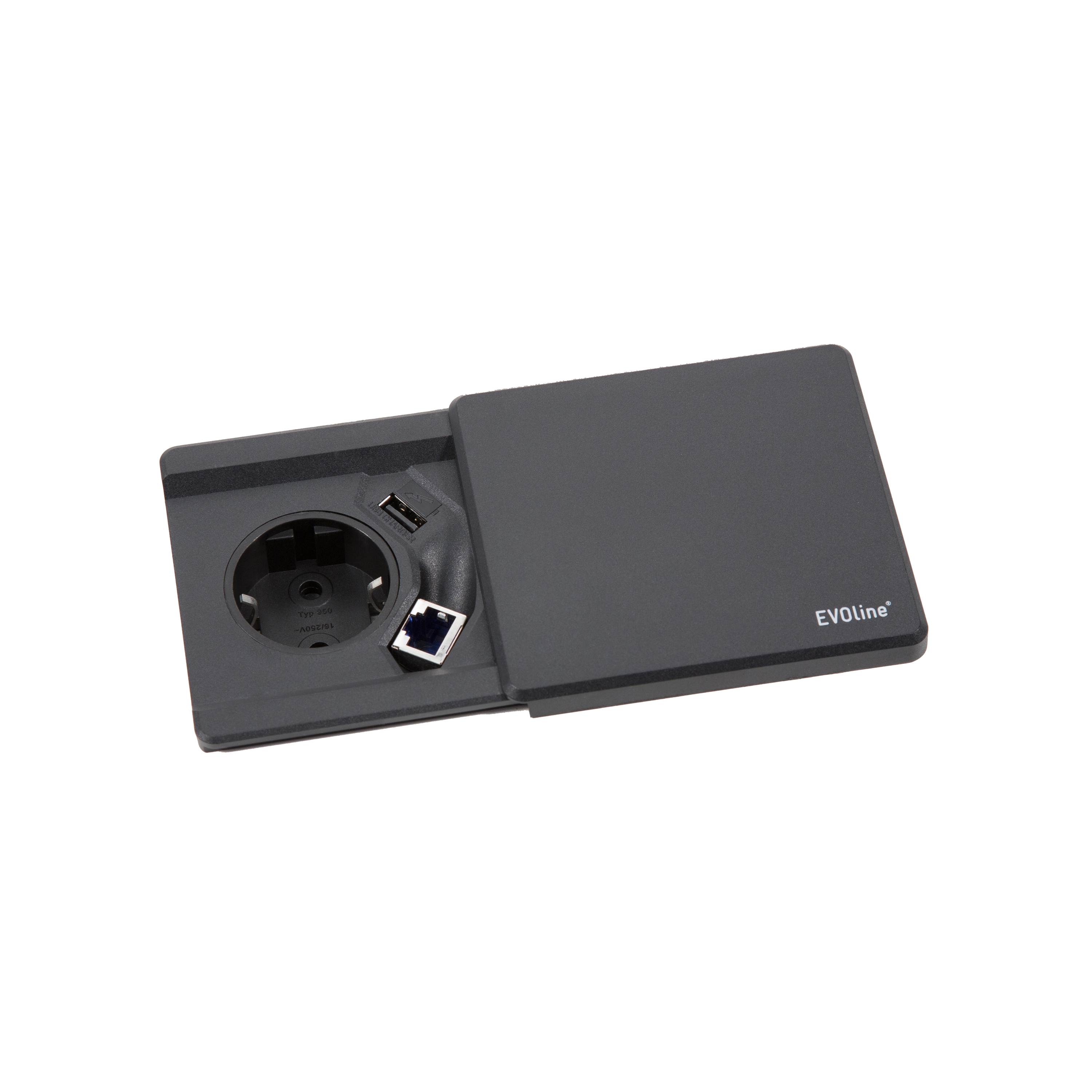 Mostra il prodotto Square 80 cable and plug del produttore EVOline