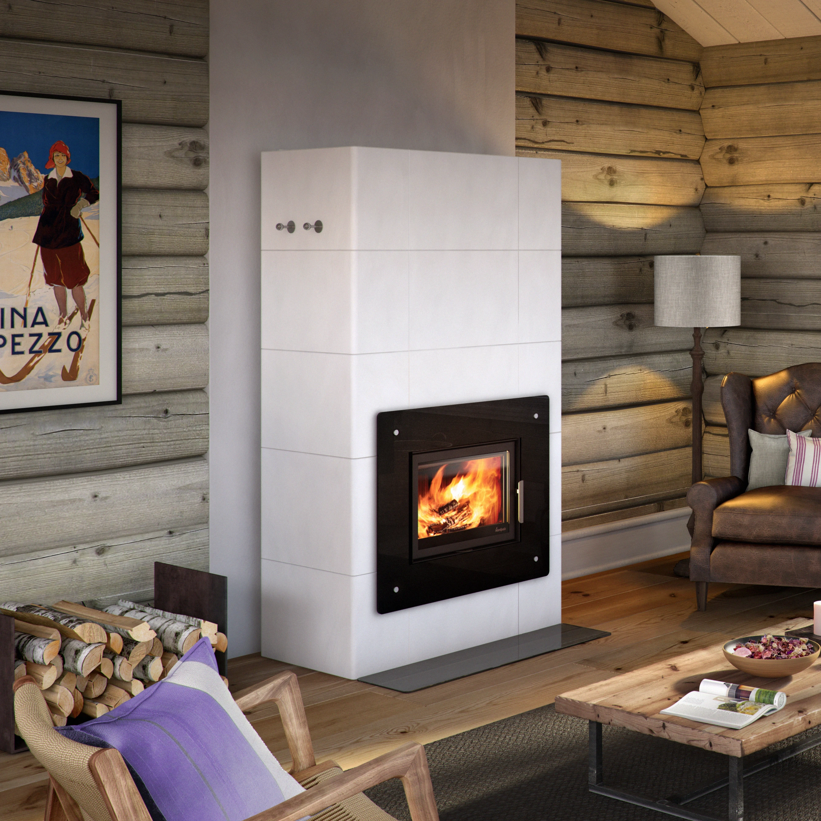 HEAT ACCUMULATING FIREPLACES