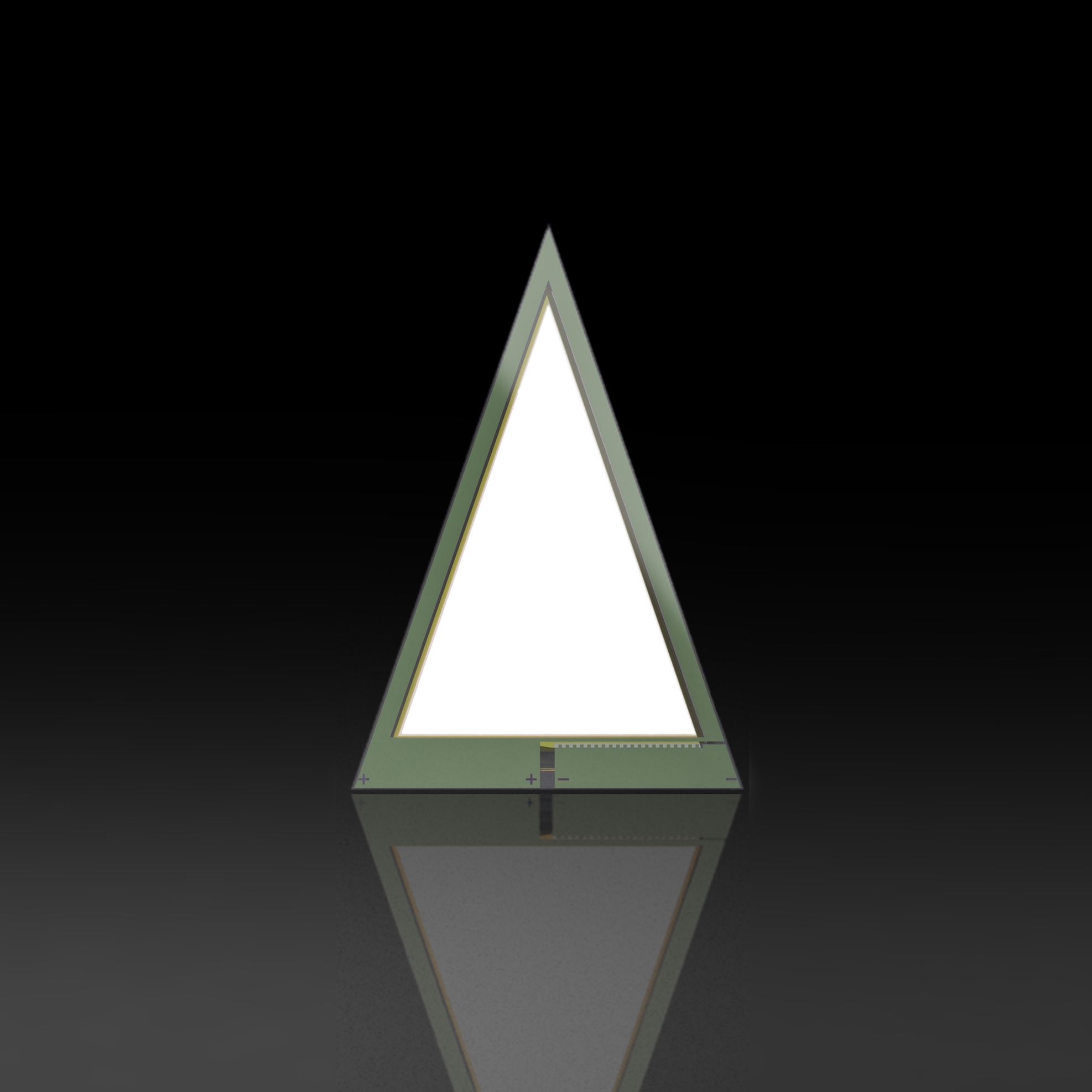 Vertoon produk Lumiblade OLED Triangle van vervaardiger Philips Lumiblade - OLED