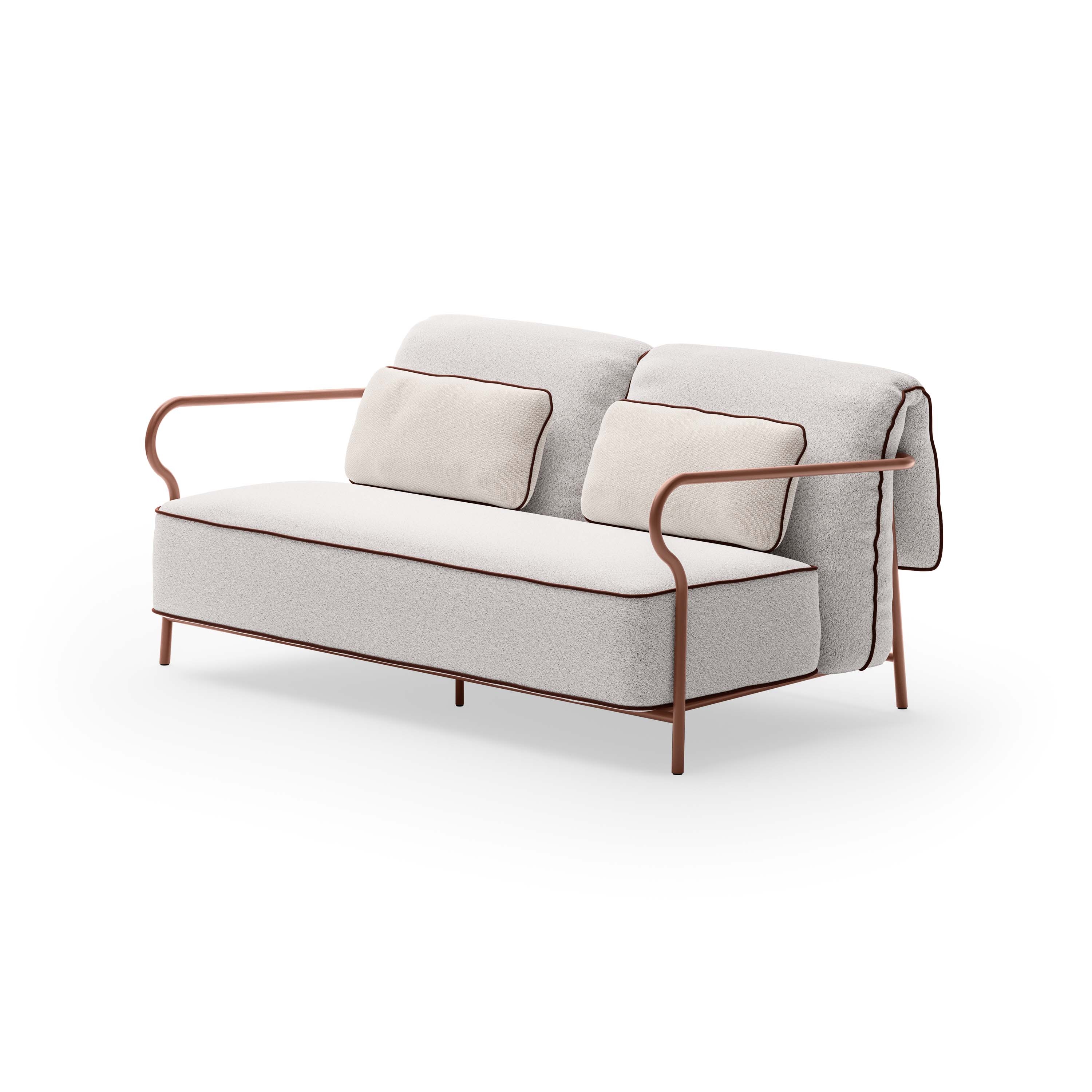 Produkt Sofa with seat and backrest cushion 2-seater (or 3-seater) des Herstellers Unopiù anzeigen