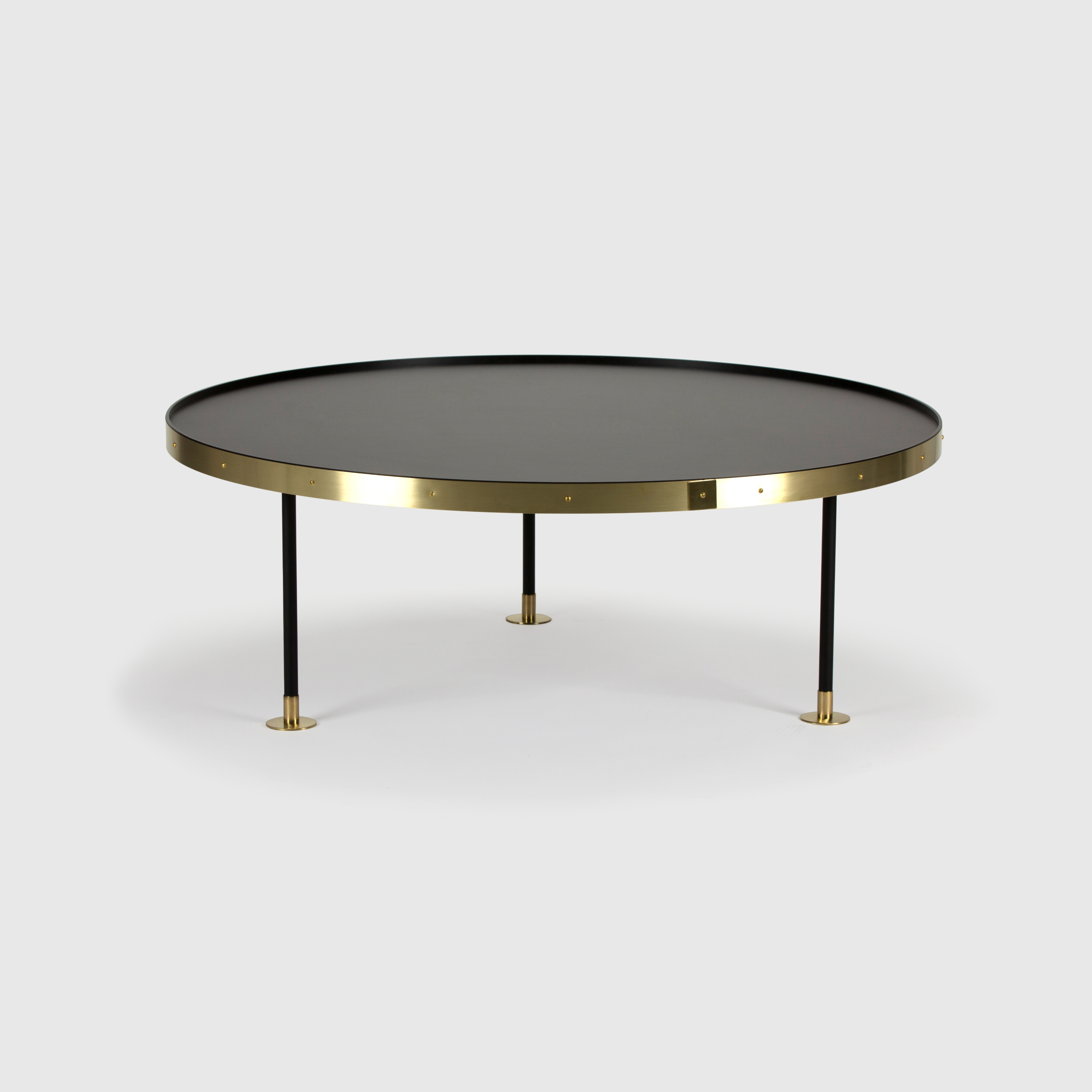 Vertoon produk Sofa table 11, Brass van vervaardiger Scherlin