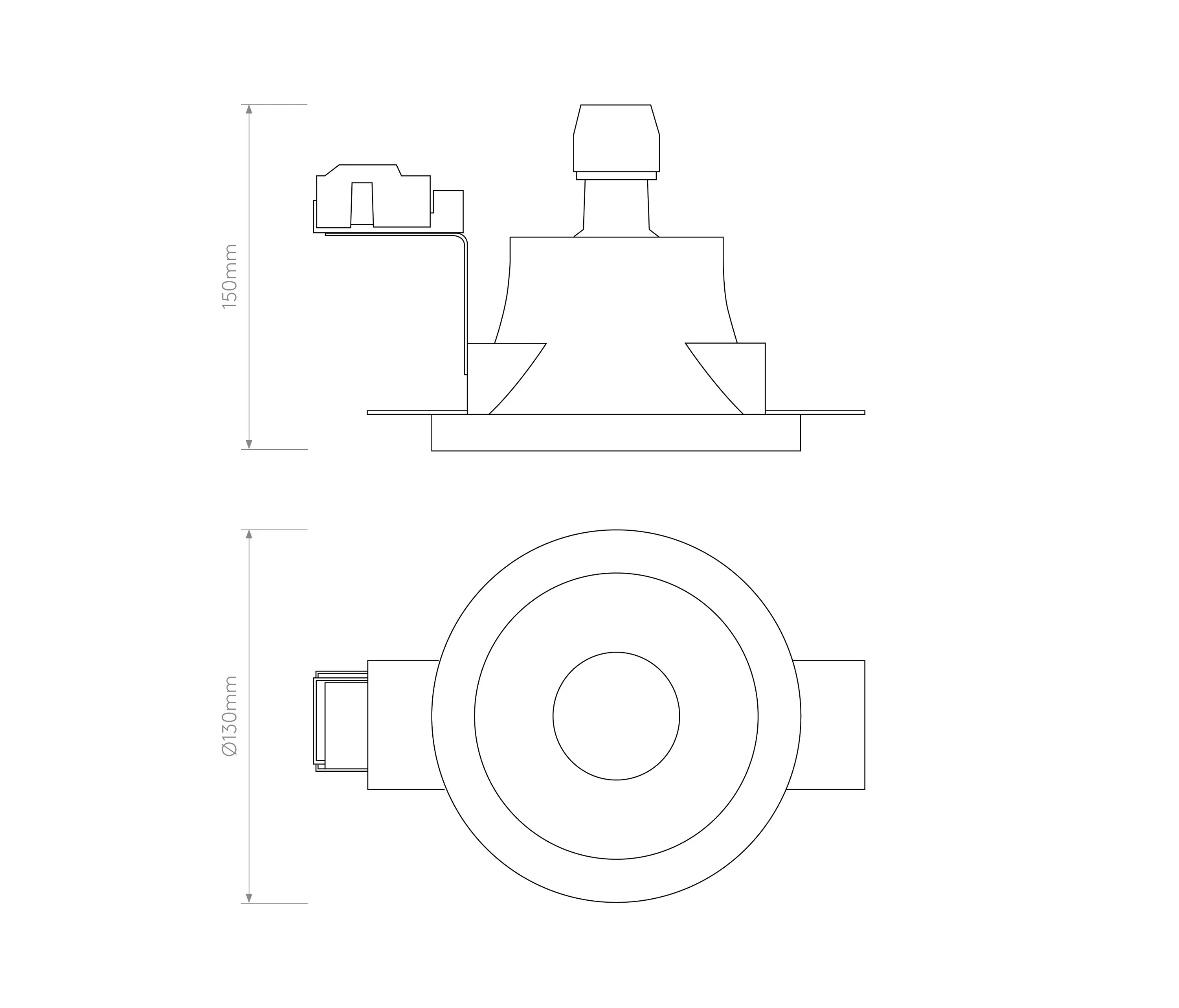 Astro Lighting - Blanco Round Fixed | Plaster