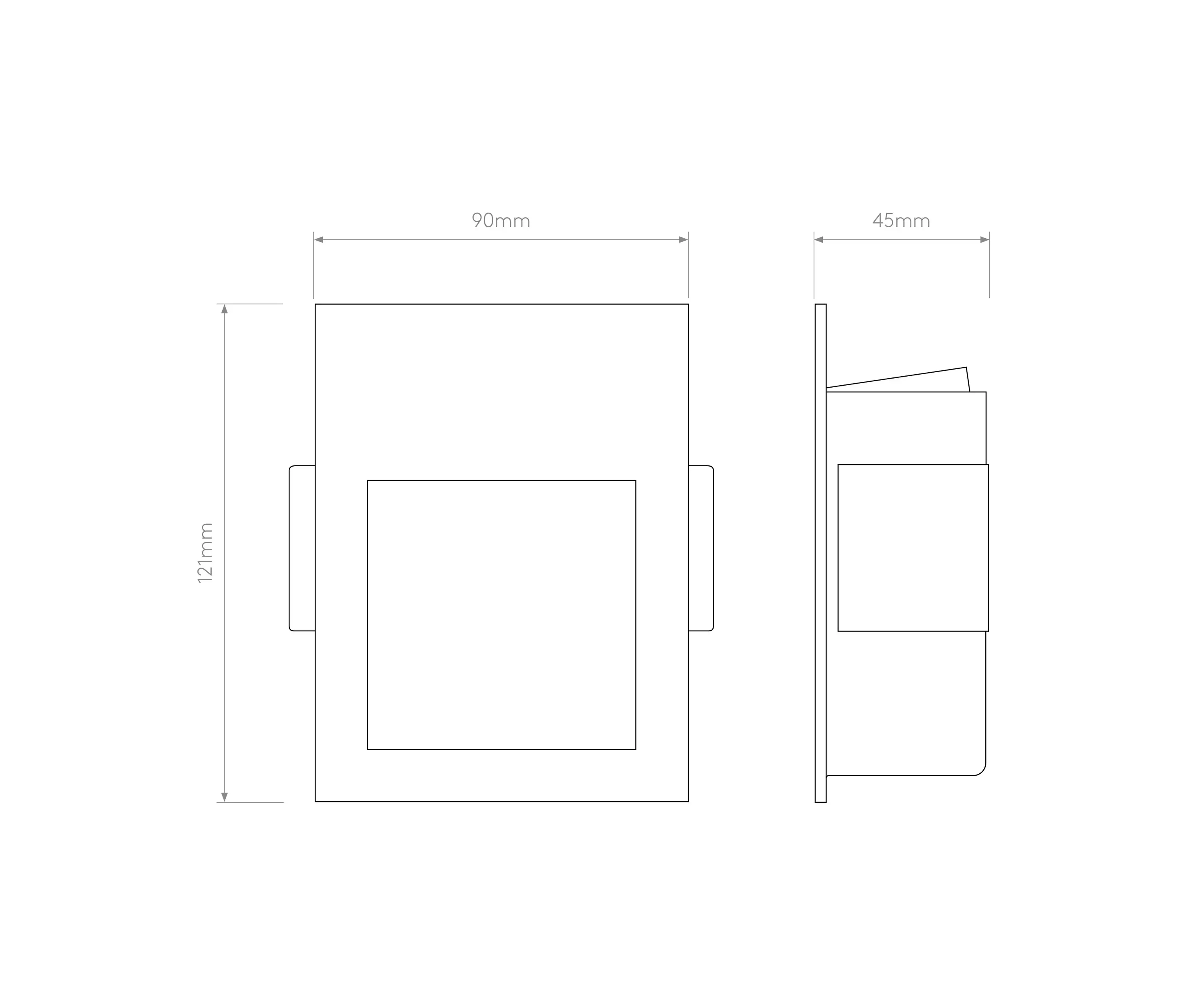 Astro Lighting - Borgo 90 LED 3000K | Matt White