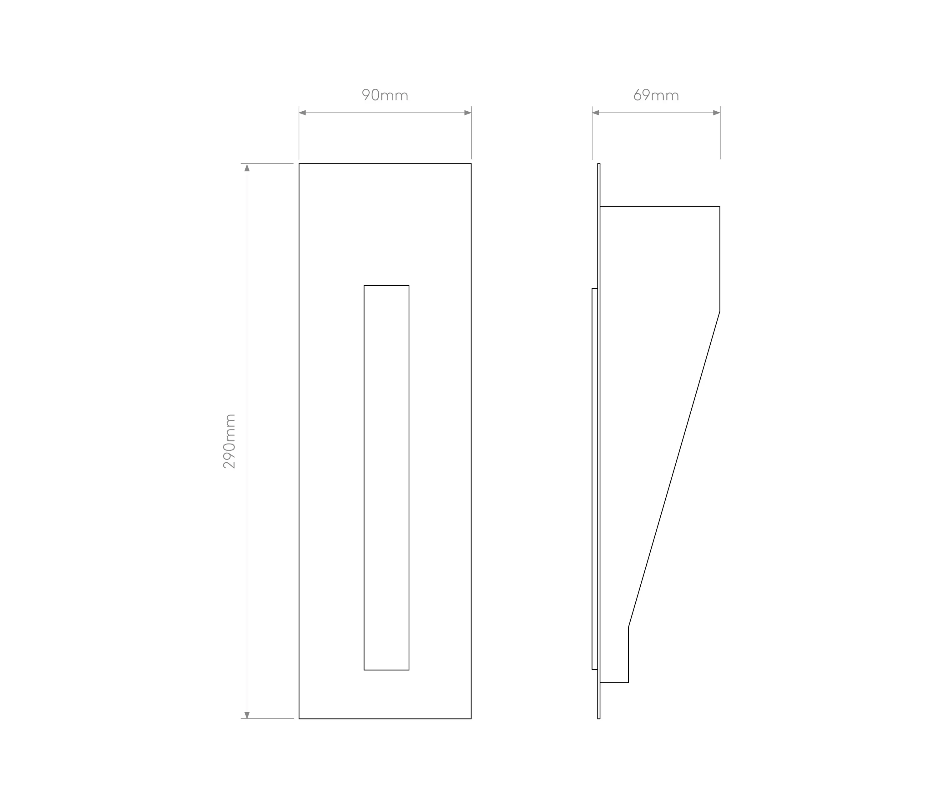 Astro Lighting - Borgo Trimless 200 LED | Matt White