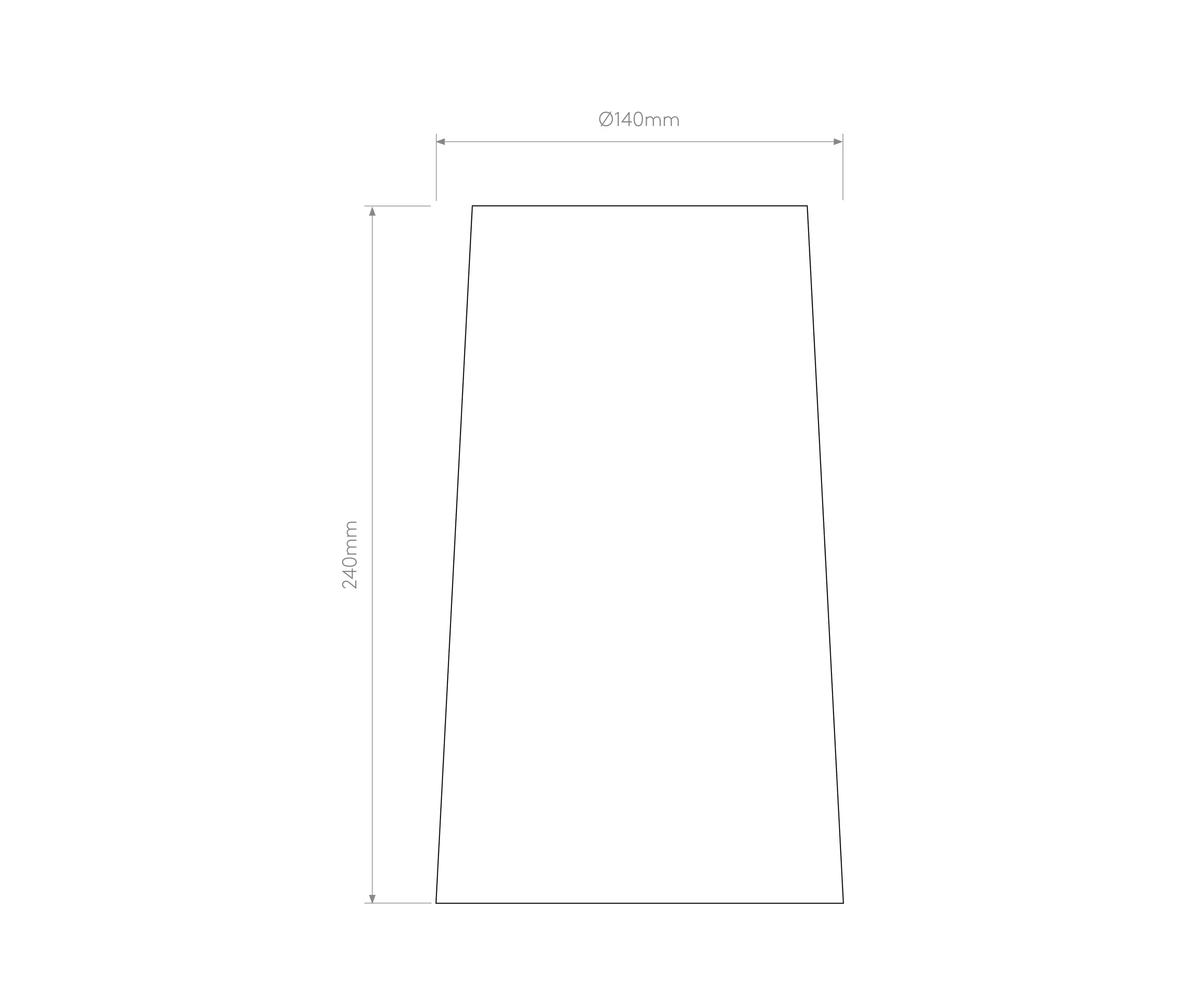 Astro Lighting - Cone 240 | Putty