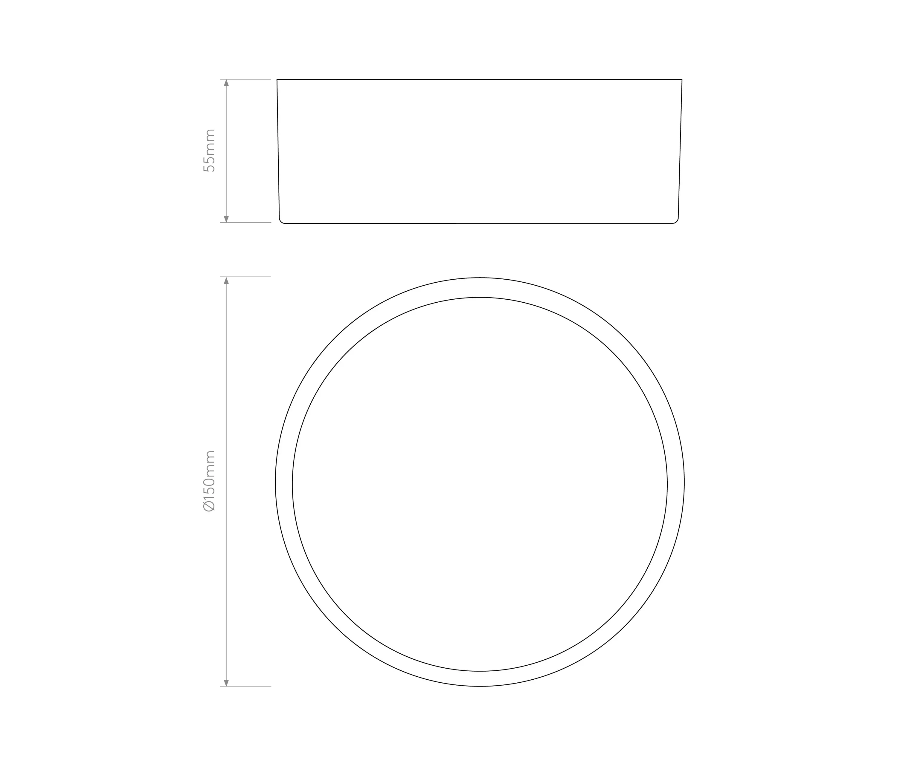 Astro Lighting - Kea 150 Round | Textured Black