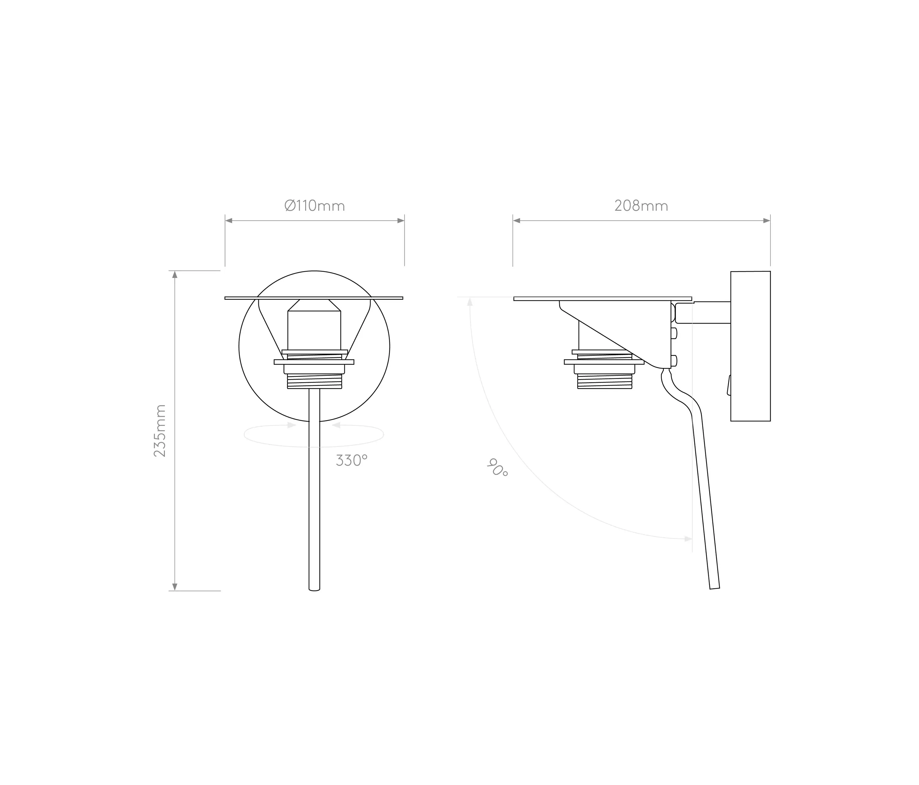 Astro Lighting - Mitsu Wall | Bronze