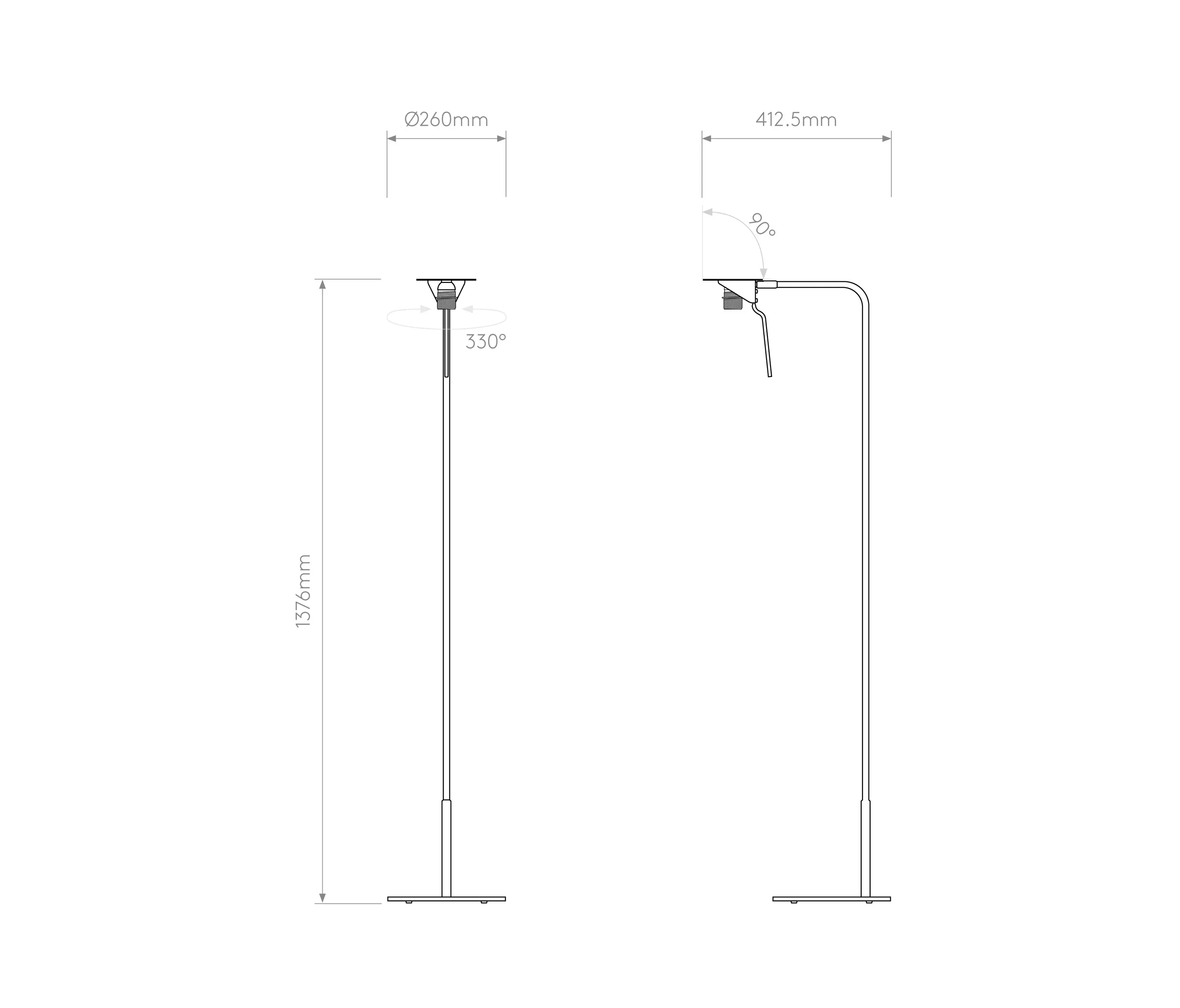 Astro Lighting - Mitsu Floor | Matt Nickel