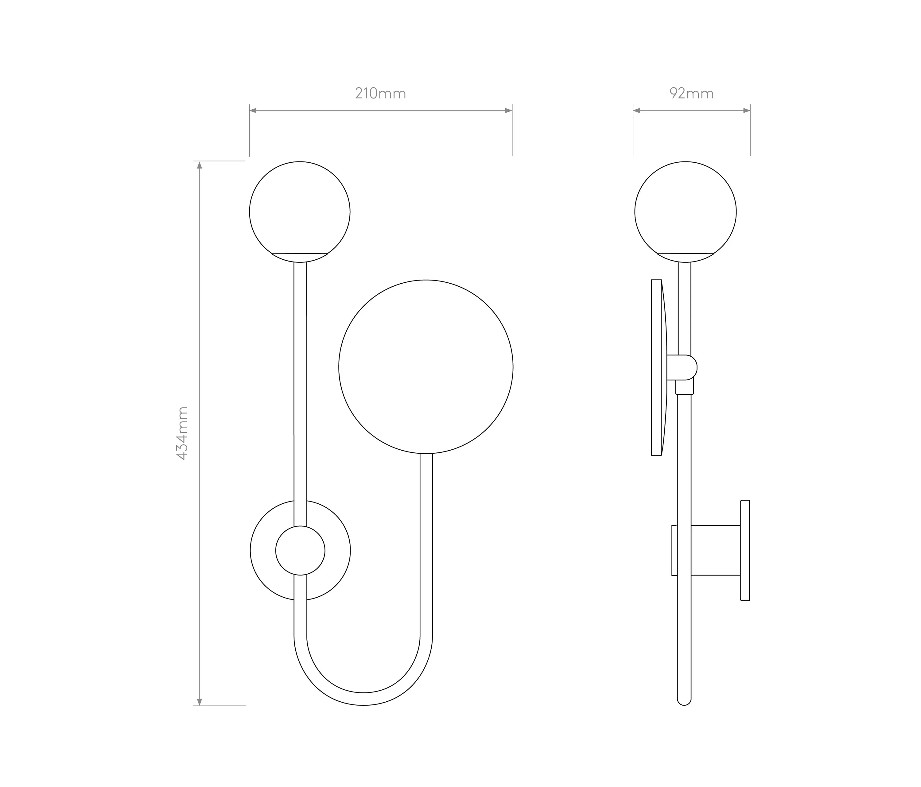 Astro Lighting - Orb | Matt Black