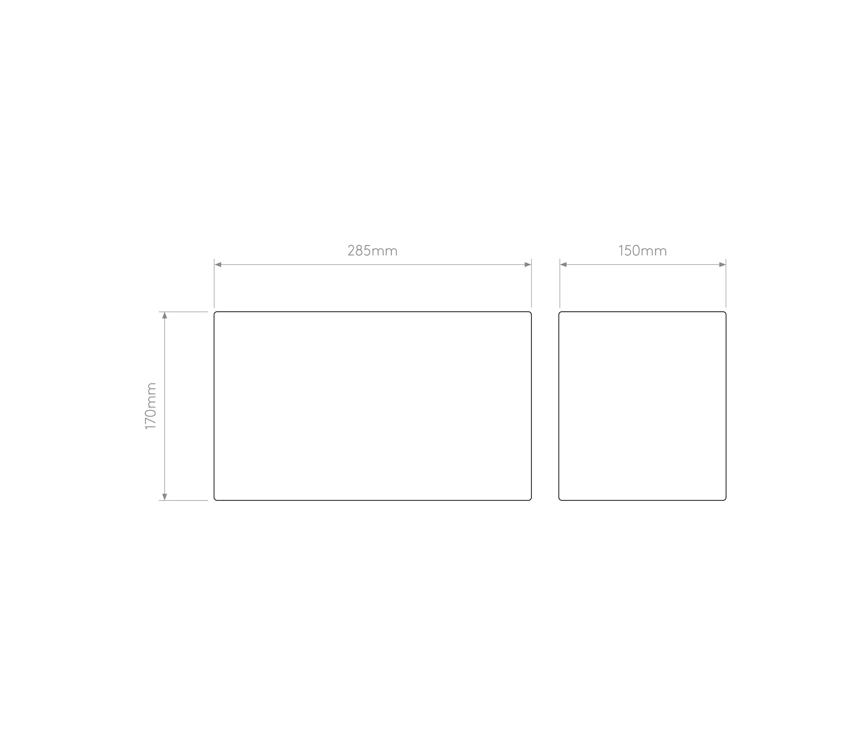 Astro Lighting - Rectangle 285 | Putty