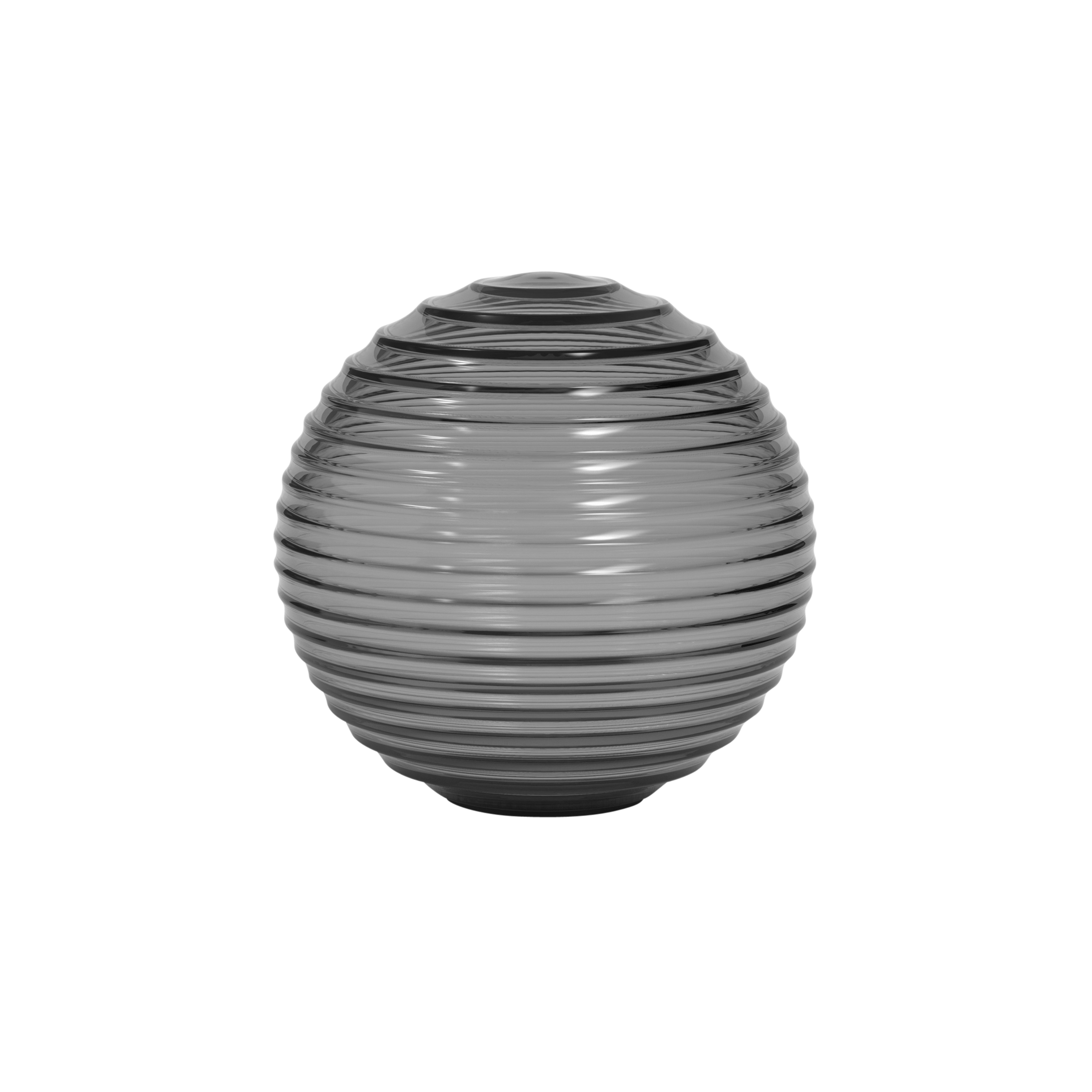 Tacoma Ribbed Glass | Smoke