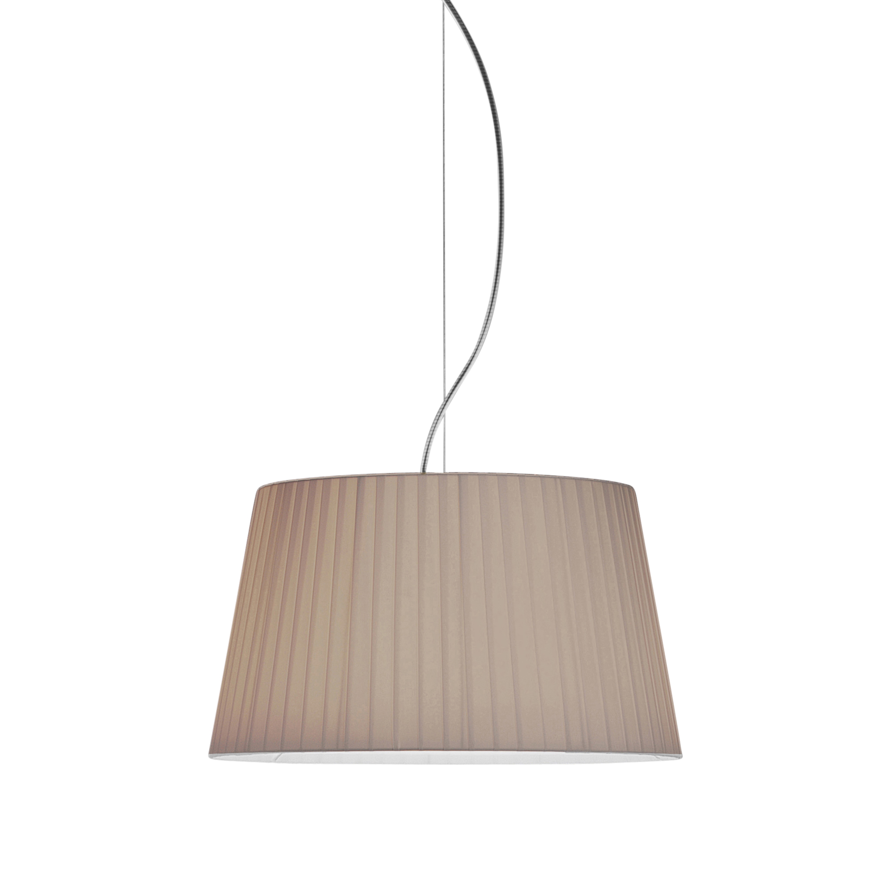 Tapered Round 400 Pleated | Putty