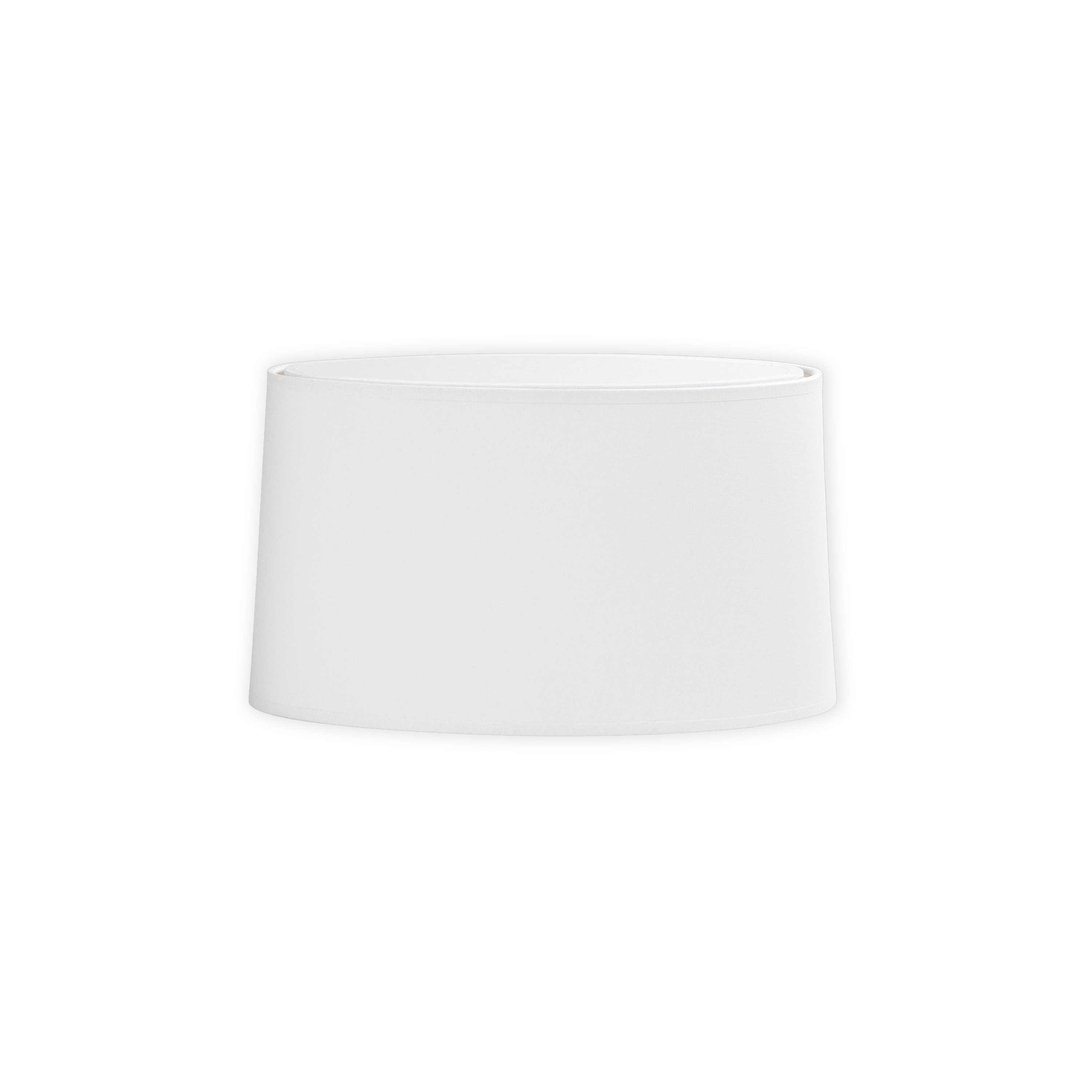 Tapered Oval | White