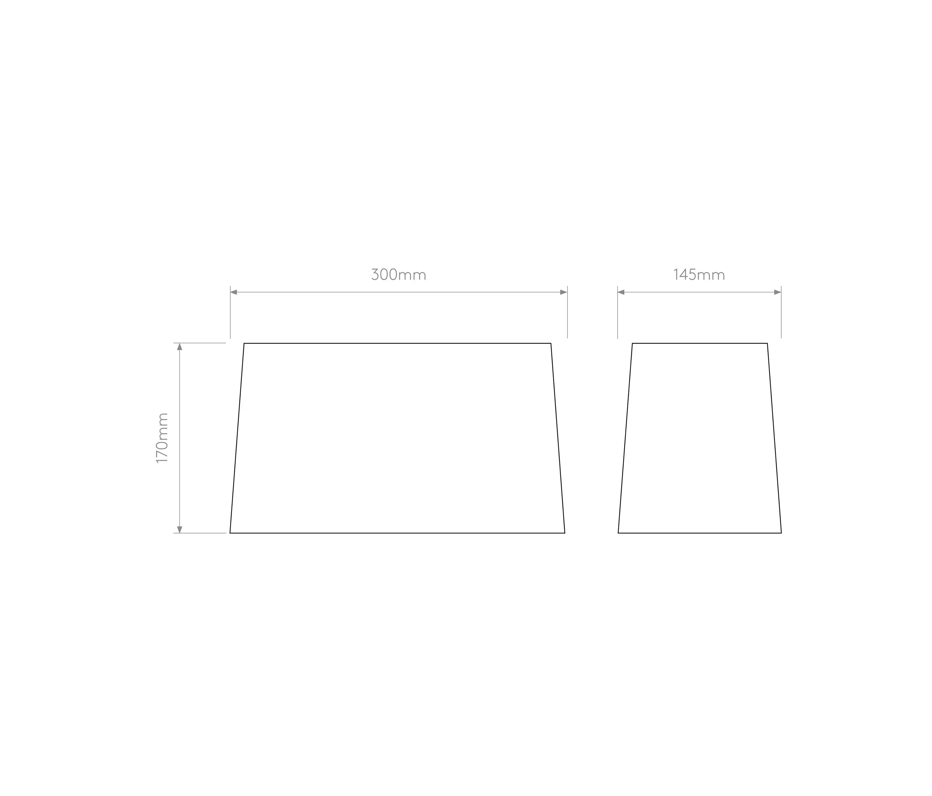 Astro Lighting - Tapered Oval | Putty