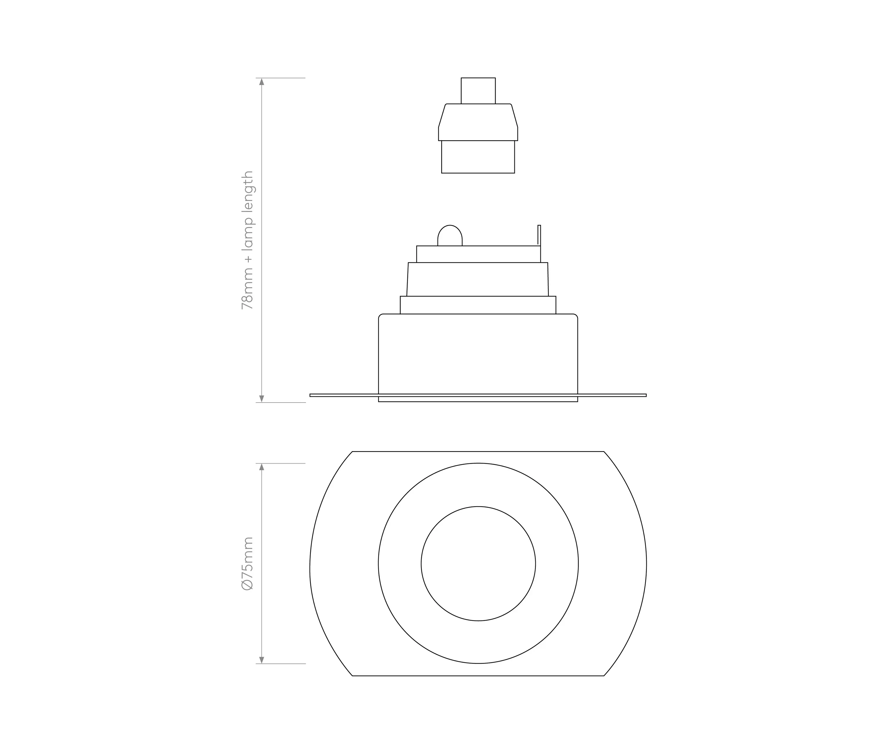 Astro Lighting - Trimless Round Fixed | Matt White