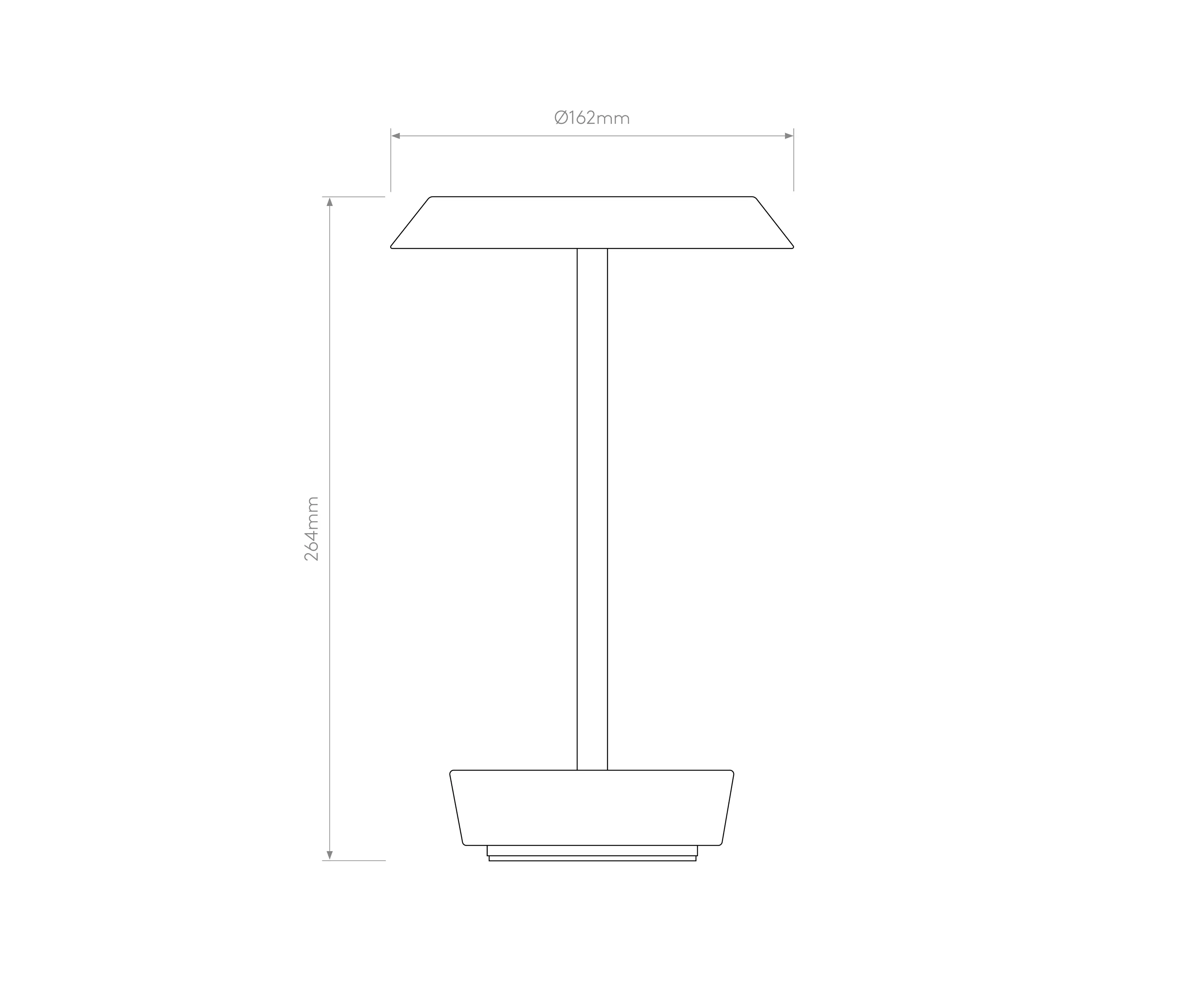 Astro Lighting - Halo Portable | Matt Black