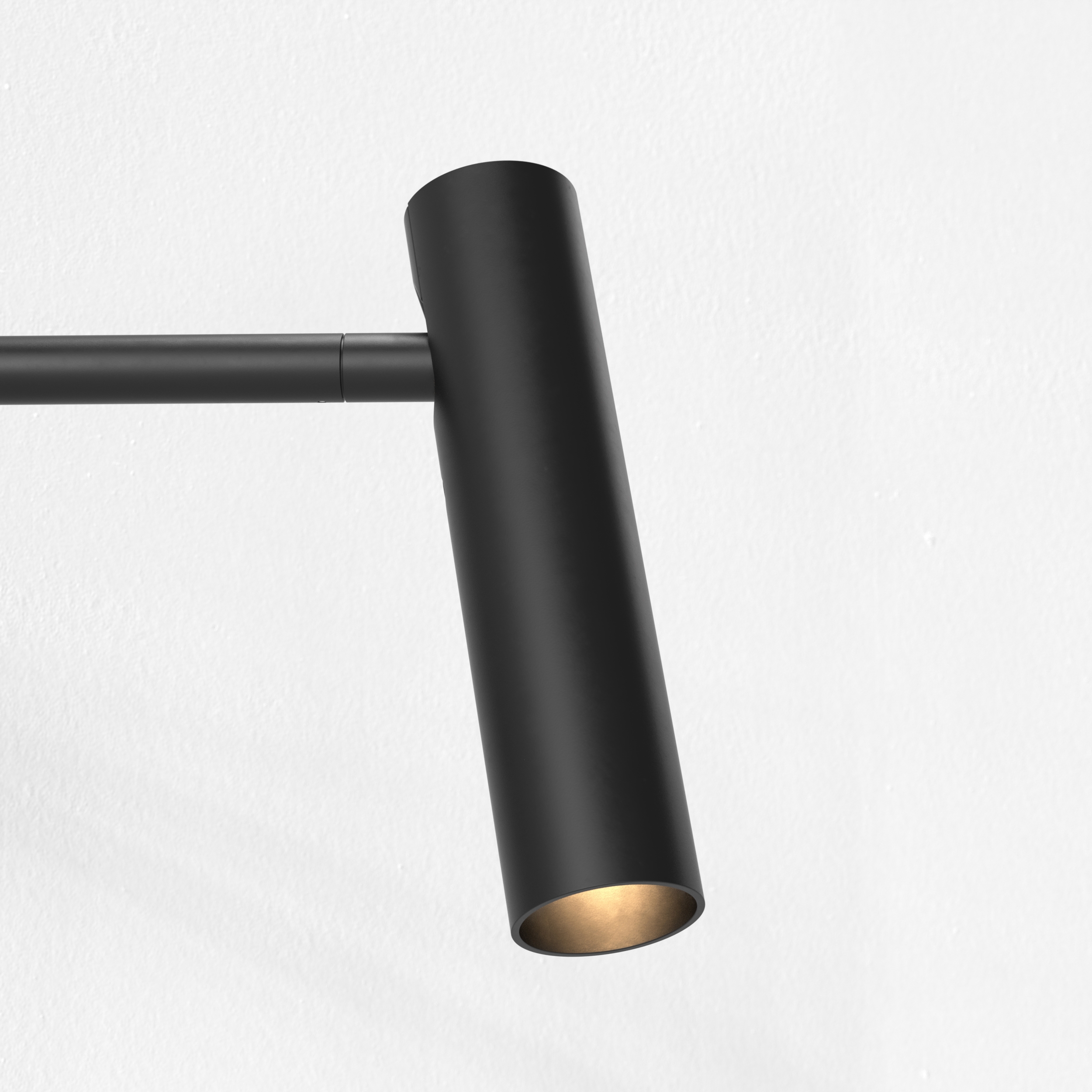 Leda Round Shade | Matt Black