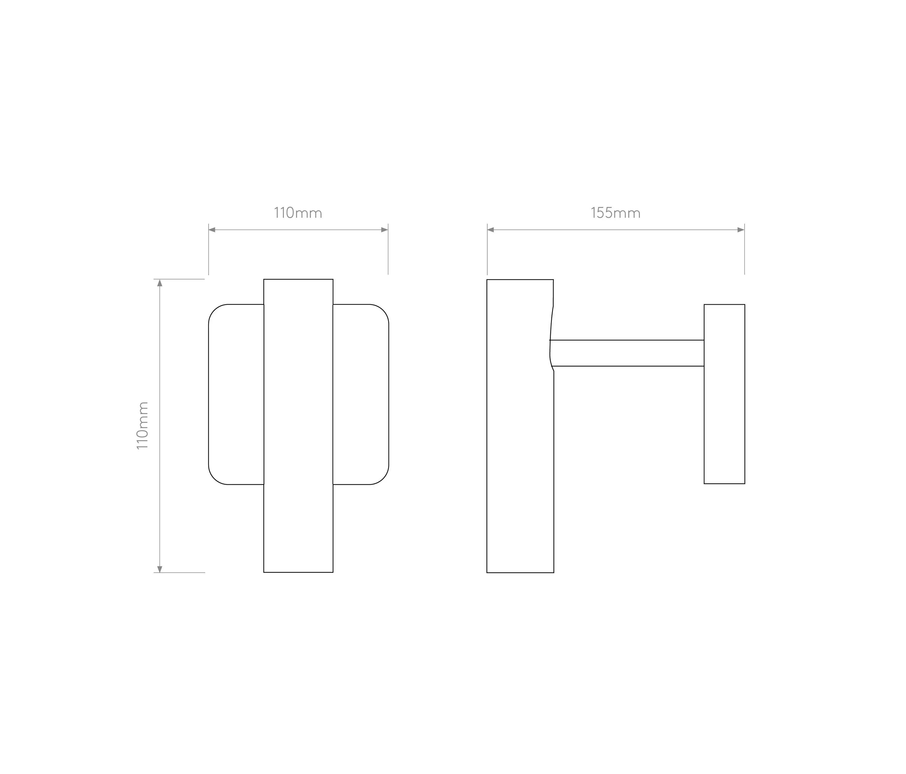 Astro Lighting - Leda Single | Matt Black