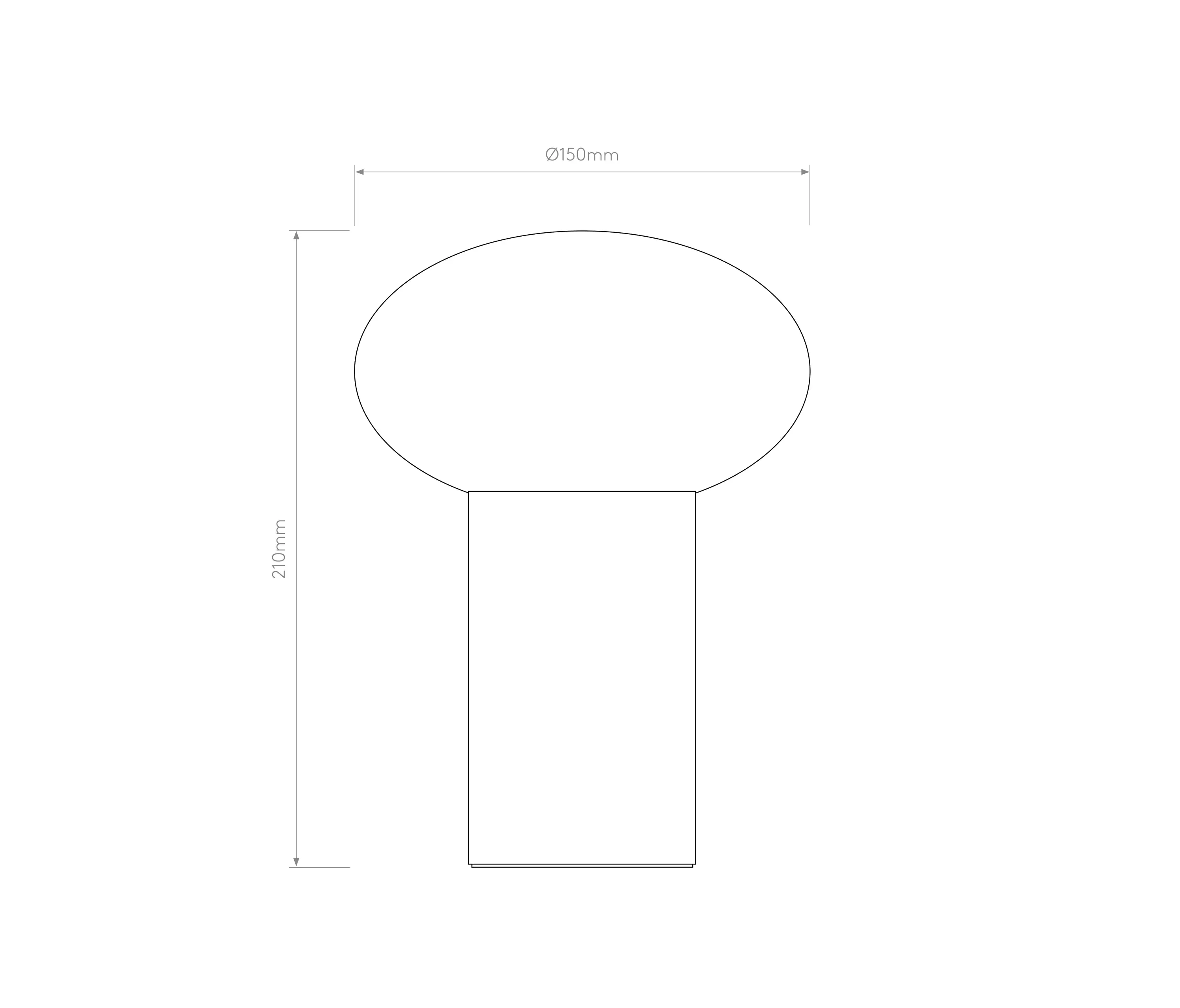 Astro Lighting - Zeppo Portable | Matt Black