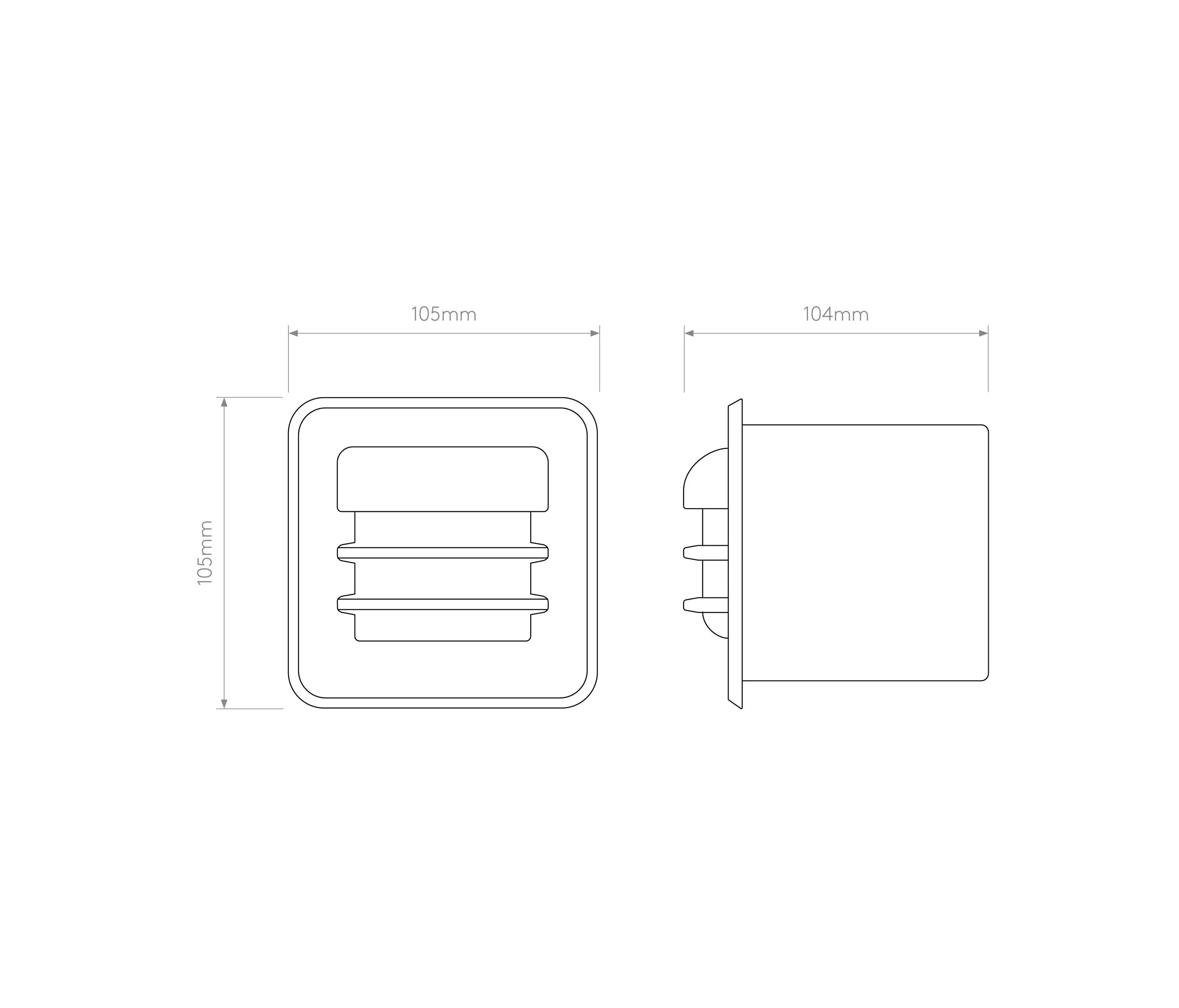 Astro Lighting - Arran Square LED | Solid Brass