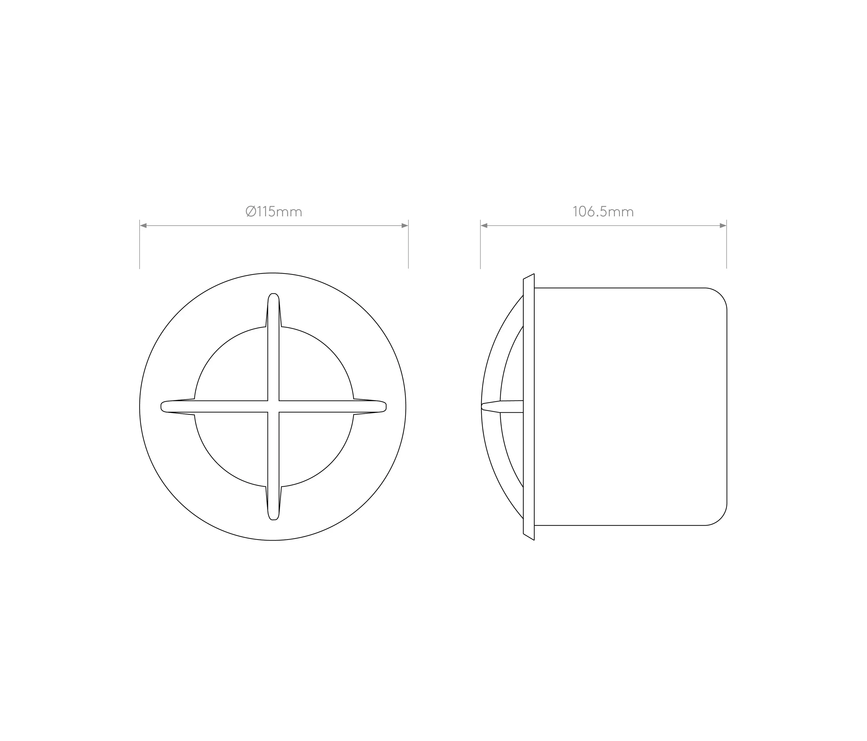 Astro Lighting - Arran Round LED | Solid Brass