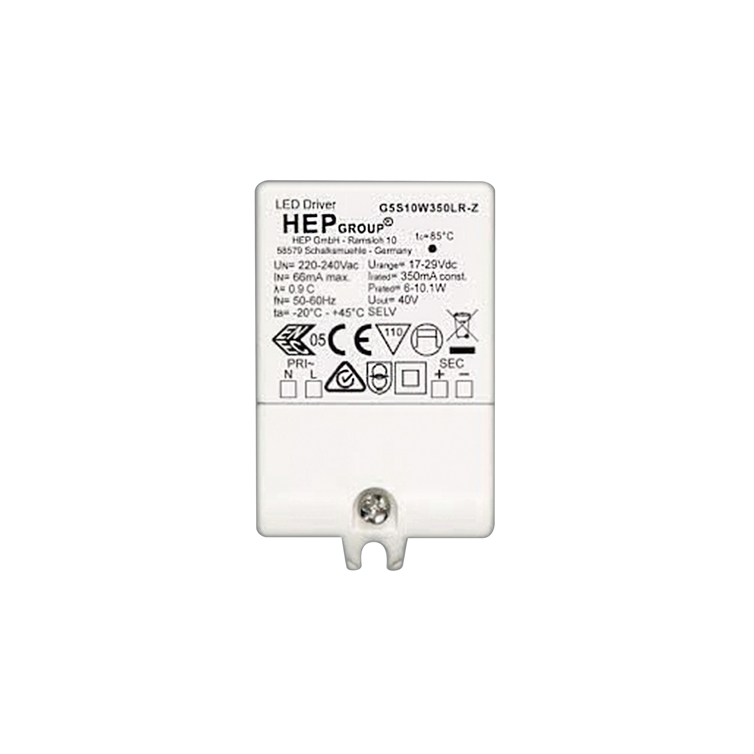 Vertoon produk LED Driver CC 350mA 6-10.1W | van vervaardiger Astro Lighting