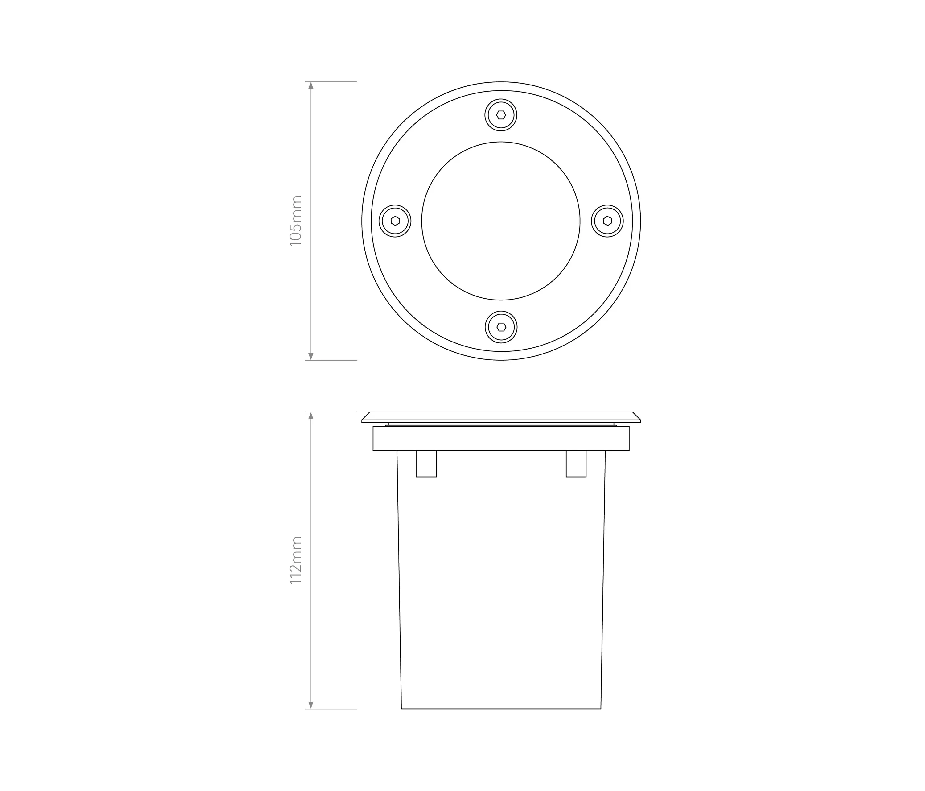 Astro Lighting - Gramos Round | Solid Brass