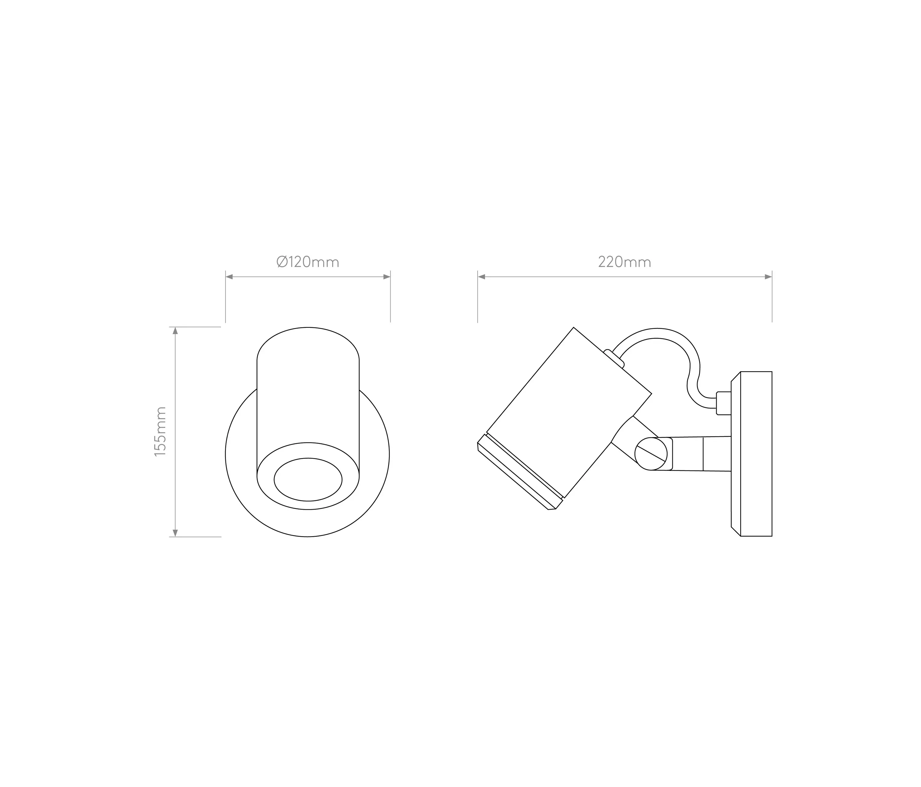 Astro Lighting - Jura Single Spot | Solid Brass