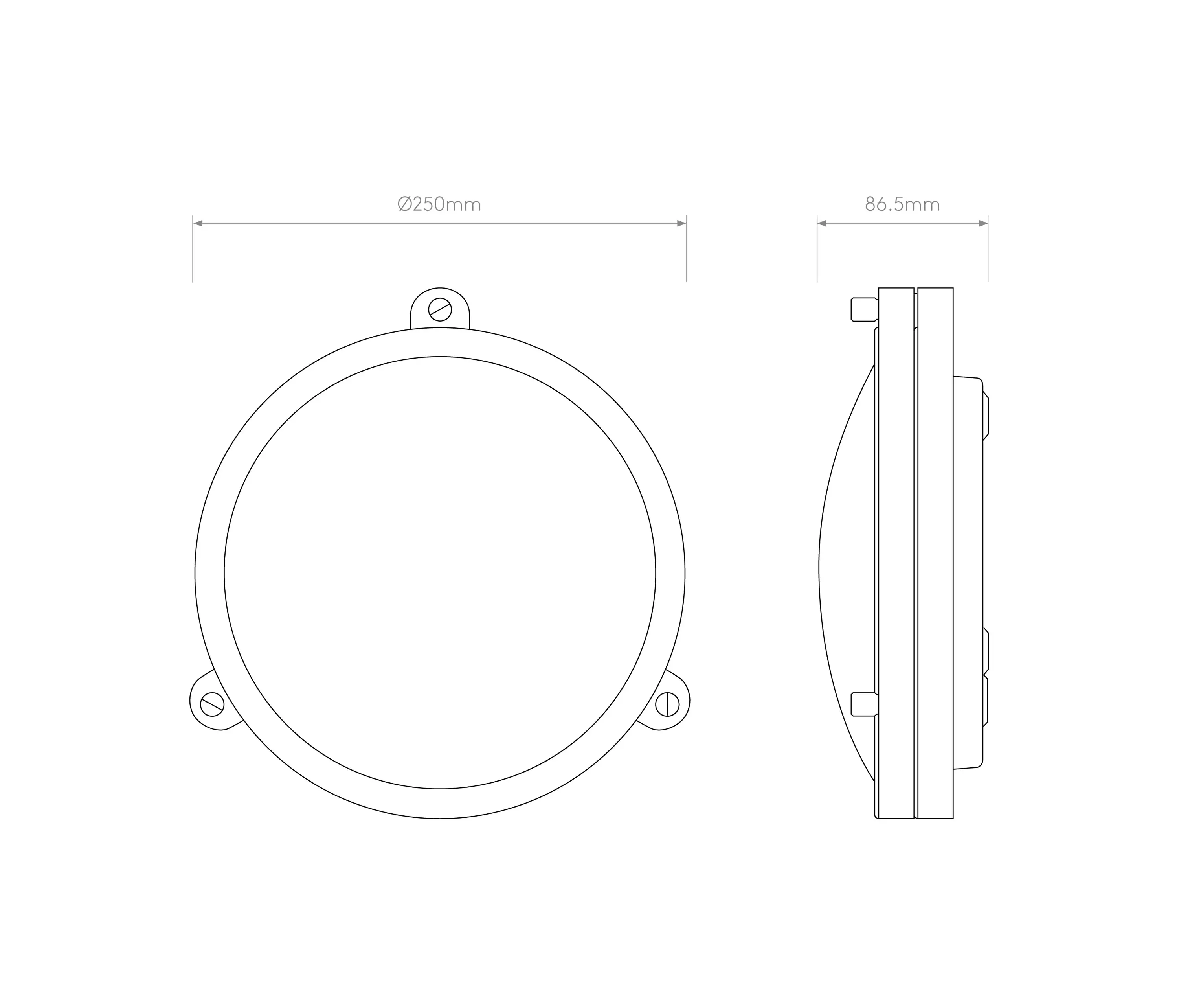 Astro Lighting - Malibu Round | Solid Brass