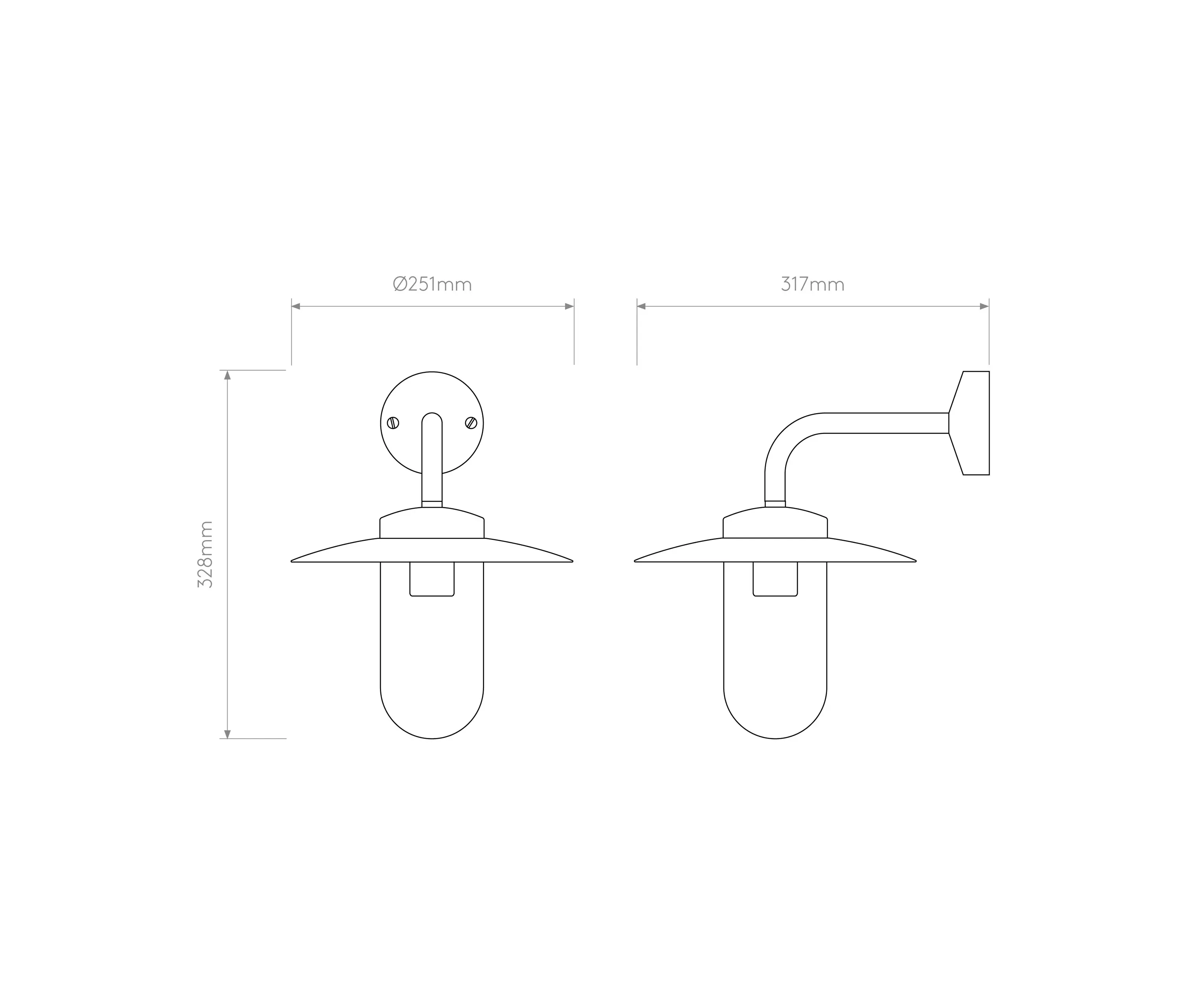 Astro Lighting - Portree Wall | Solid Brass
