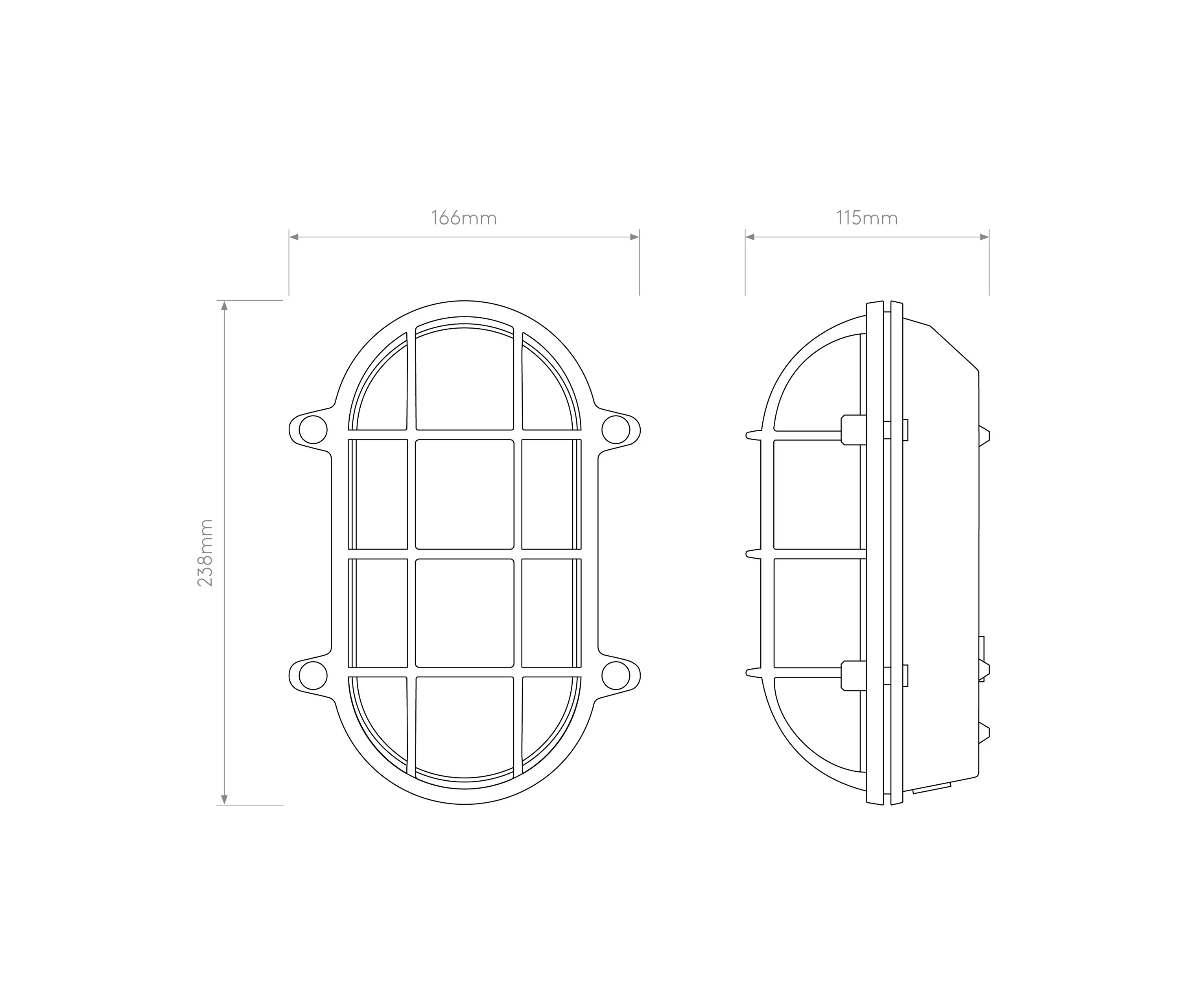Astro Lighting - Thurso Oval | Cast Brass